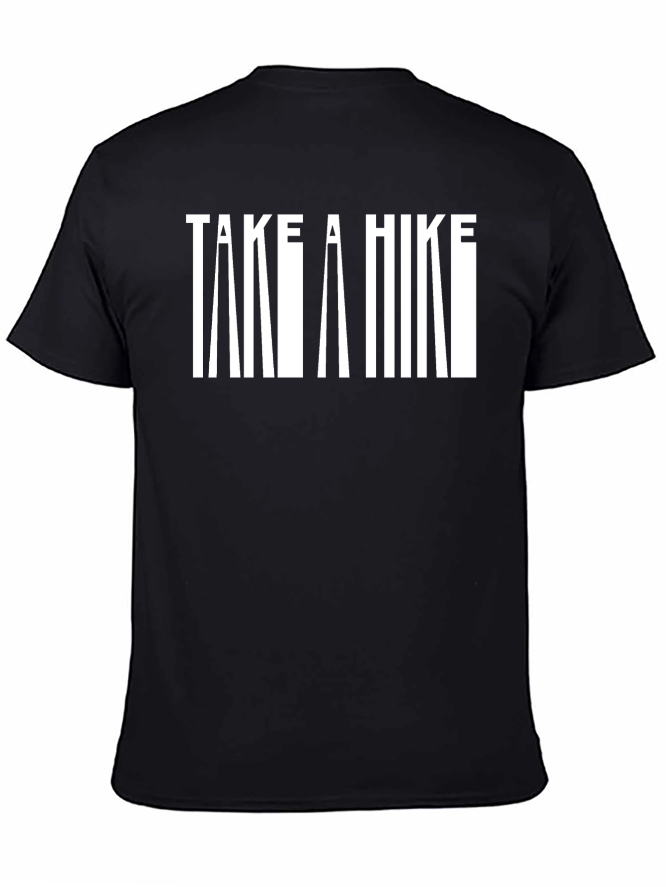 Take a Hike Funny Graphic T-Shirt - Black