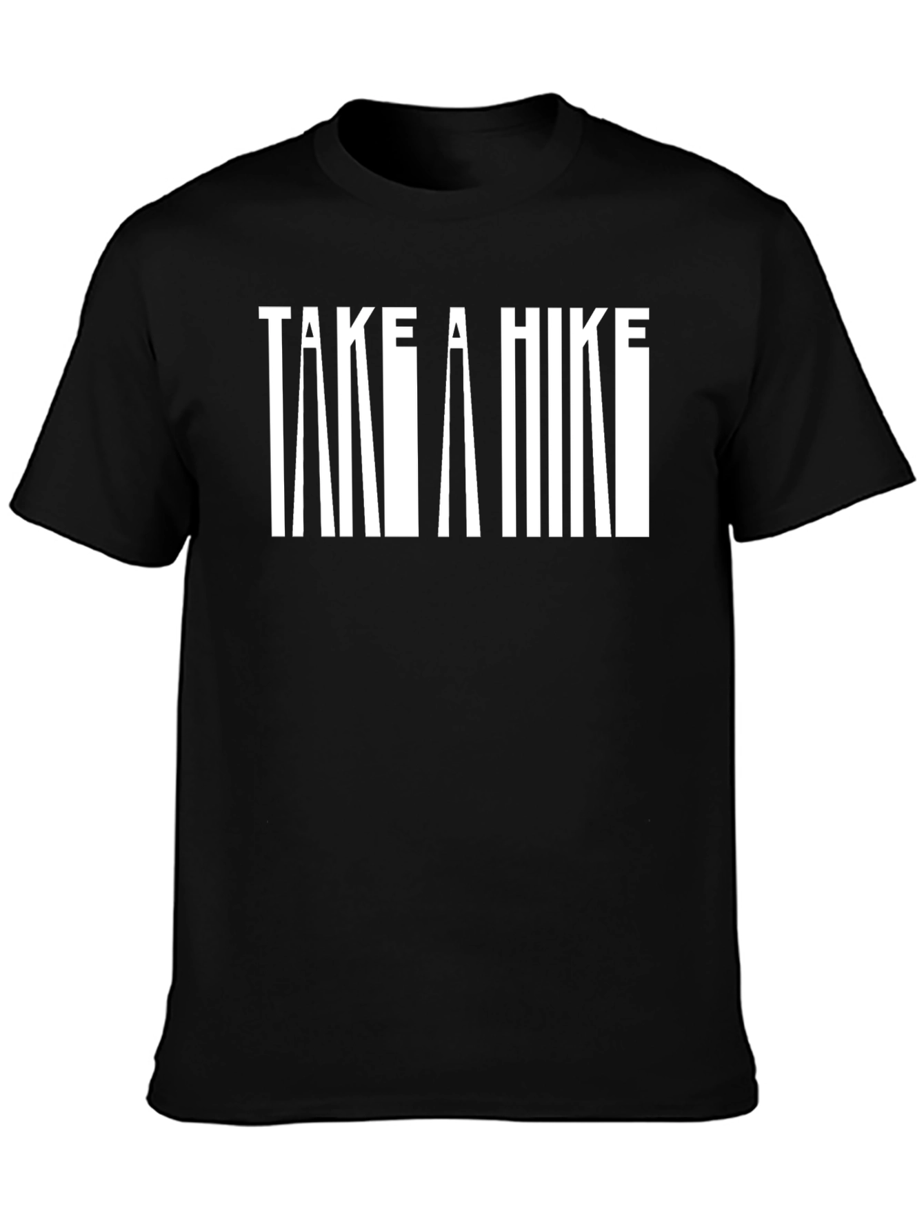 Take a Hike Funny Graphic T-Shirt - Black