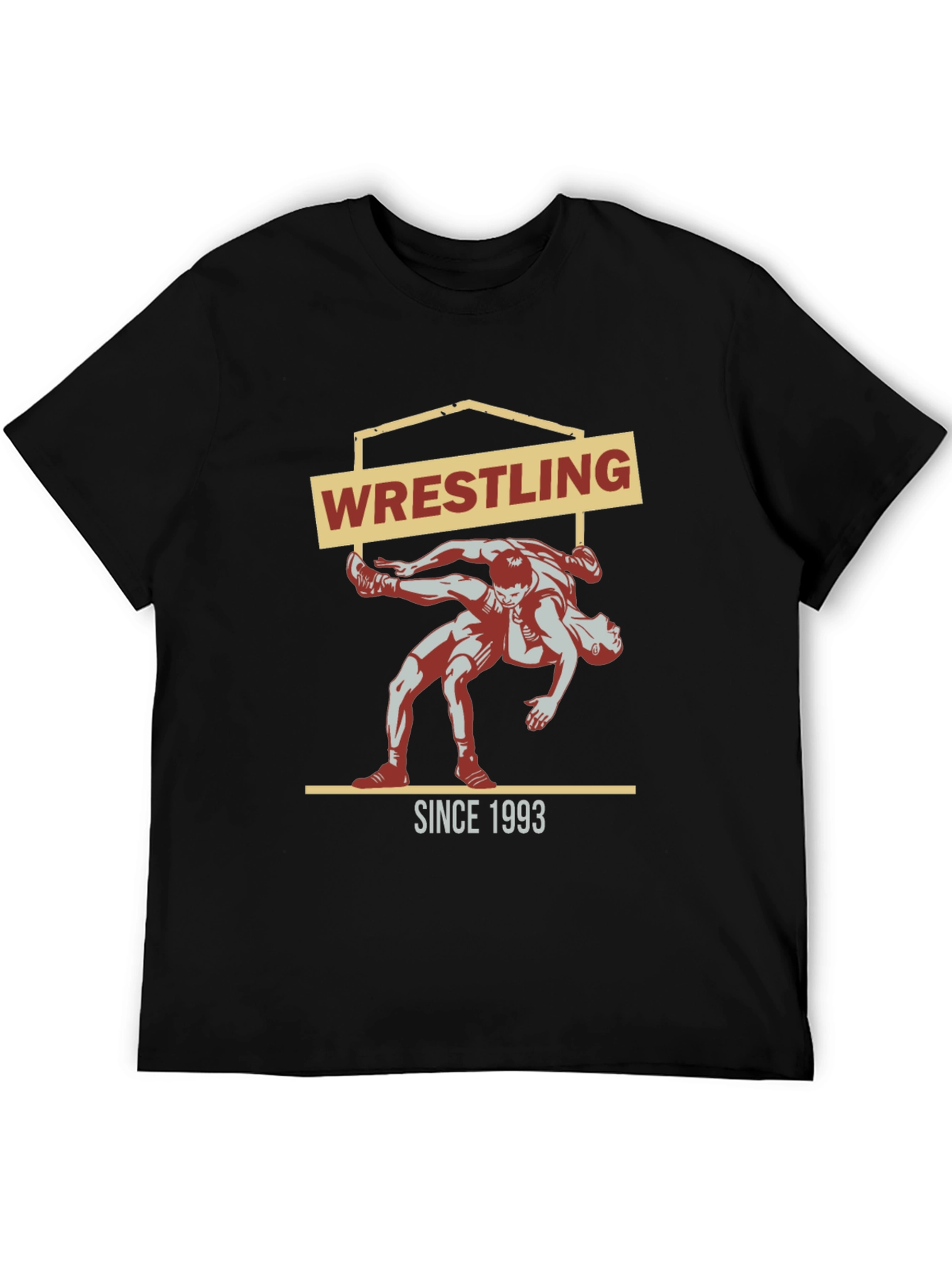 Wrestling Since 1993 Black T-Shirt