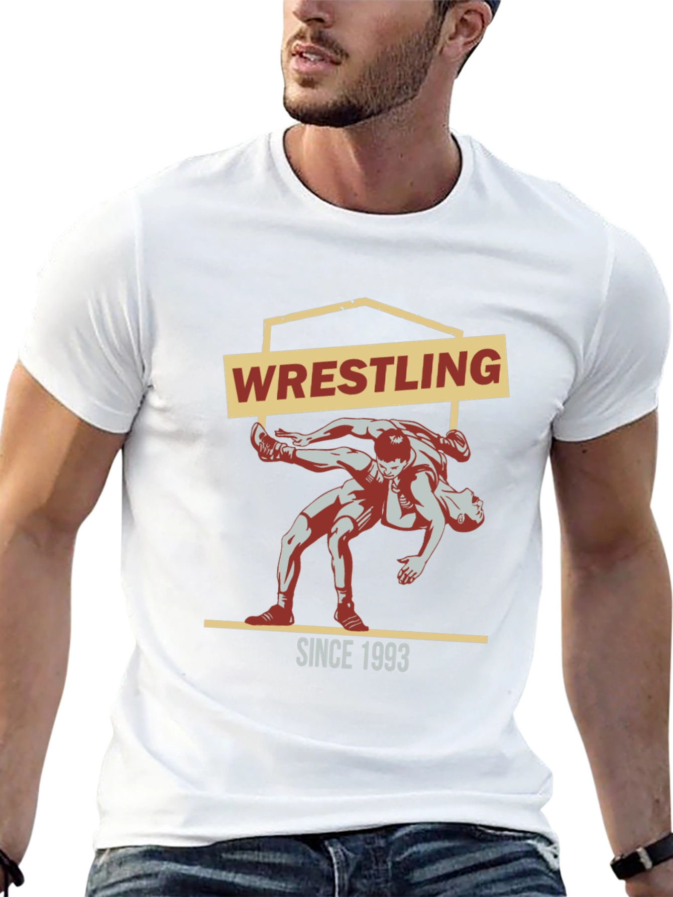 Wrestling Since 1993 Black T-Shirt