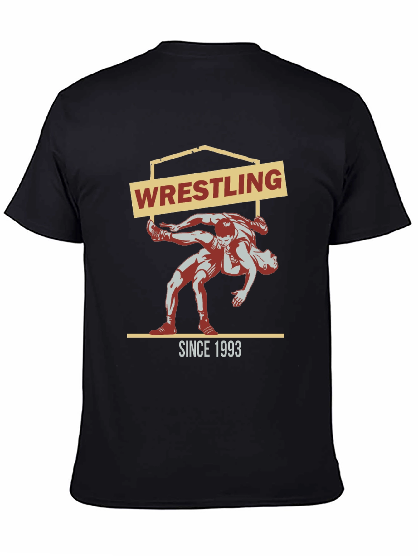 Wrestling Since 1993 Black T-Shirt