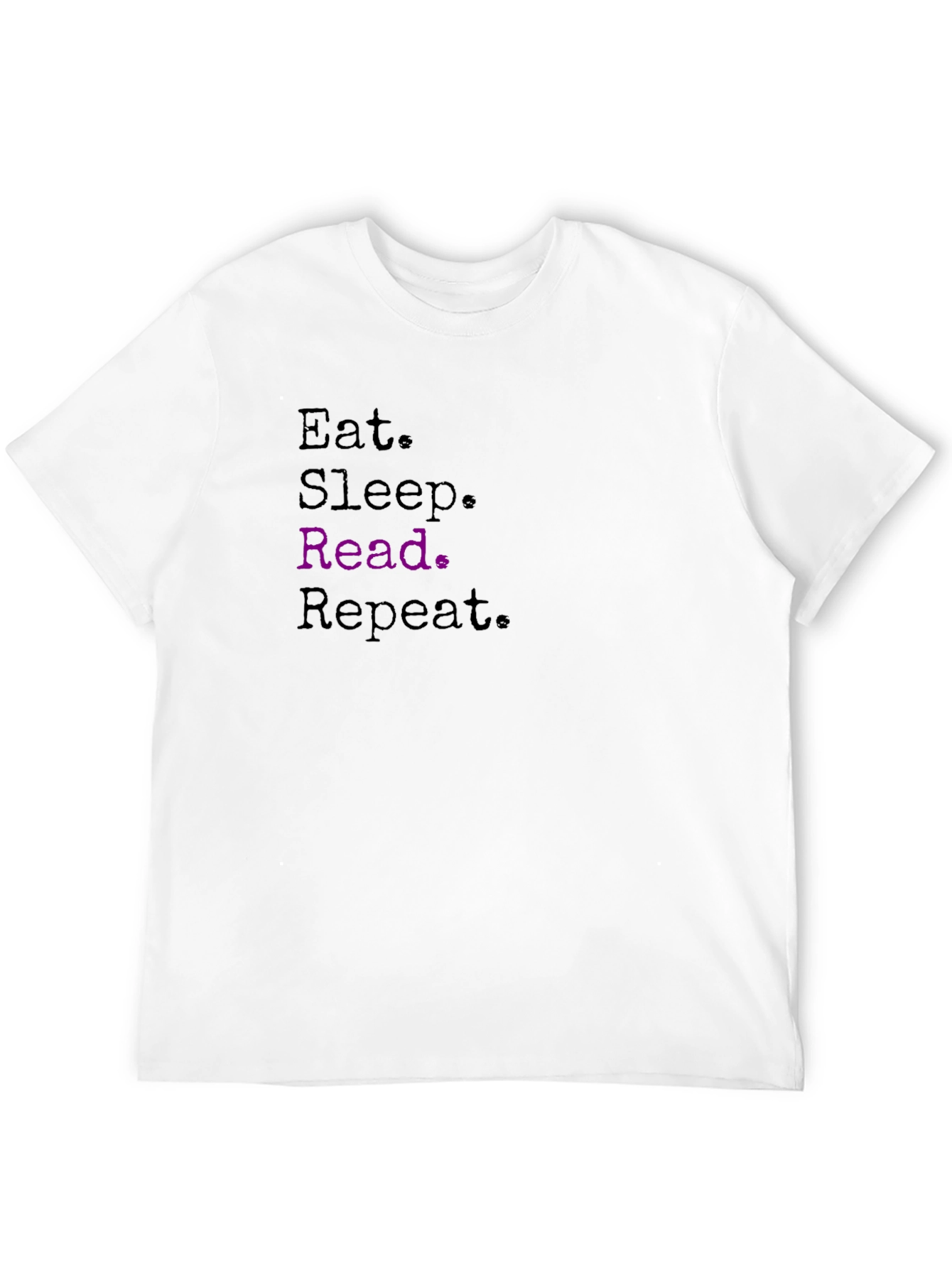 Eat Sleep Read Repeat Graphic Tee