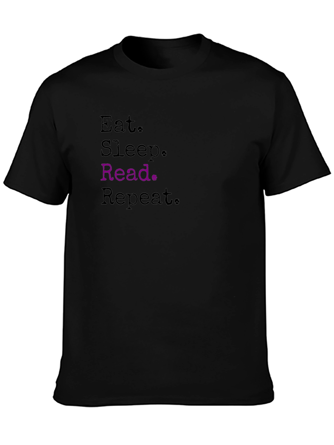 Eat Sleep Read Repeat Graphic Tee