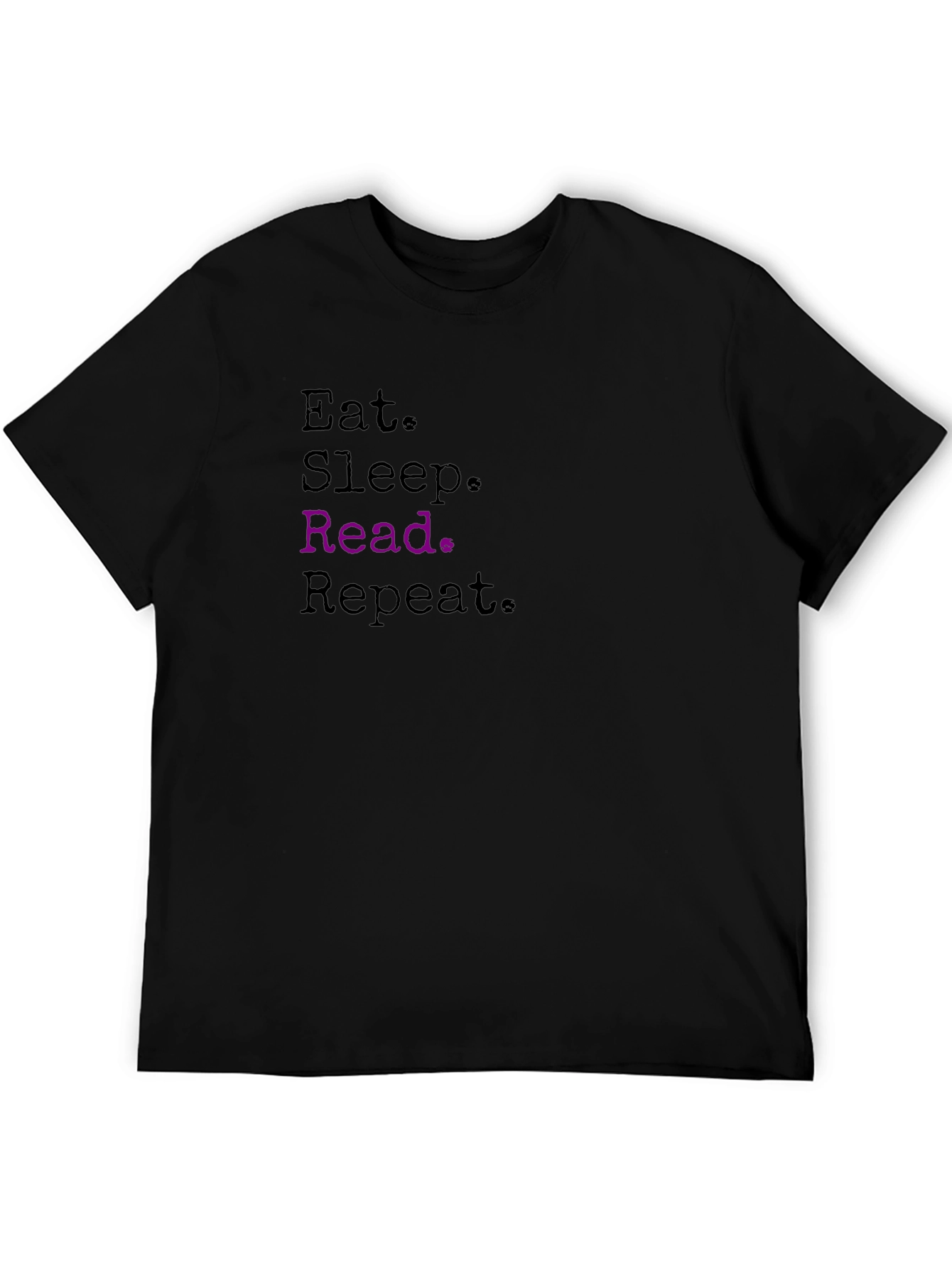 Eat Sleep Read Repeat Graphic Tee