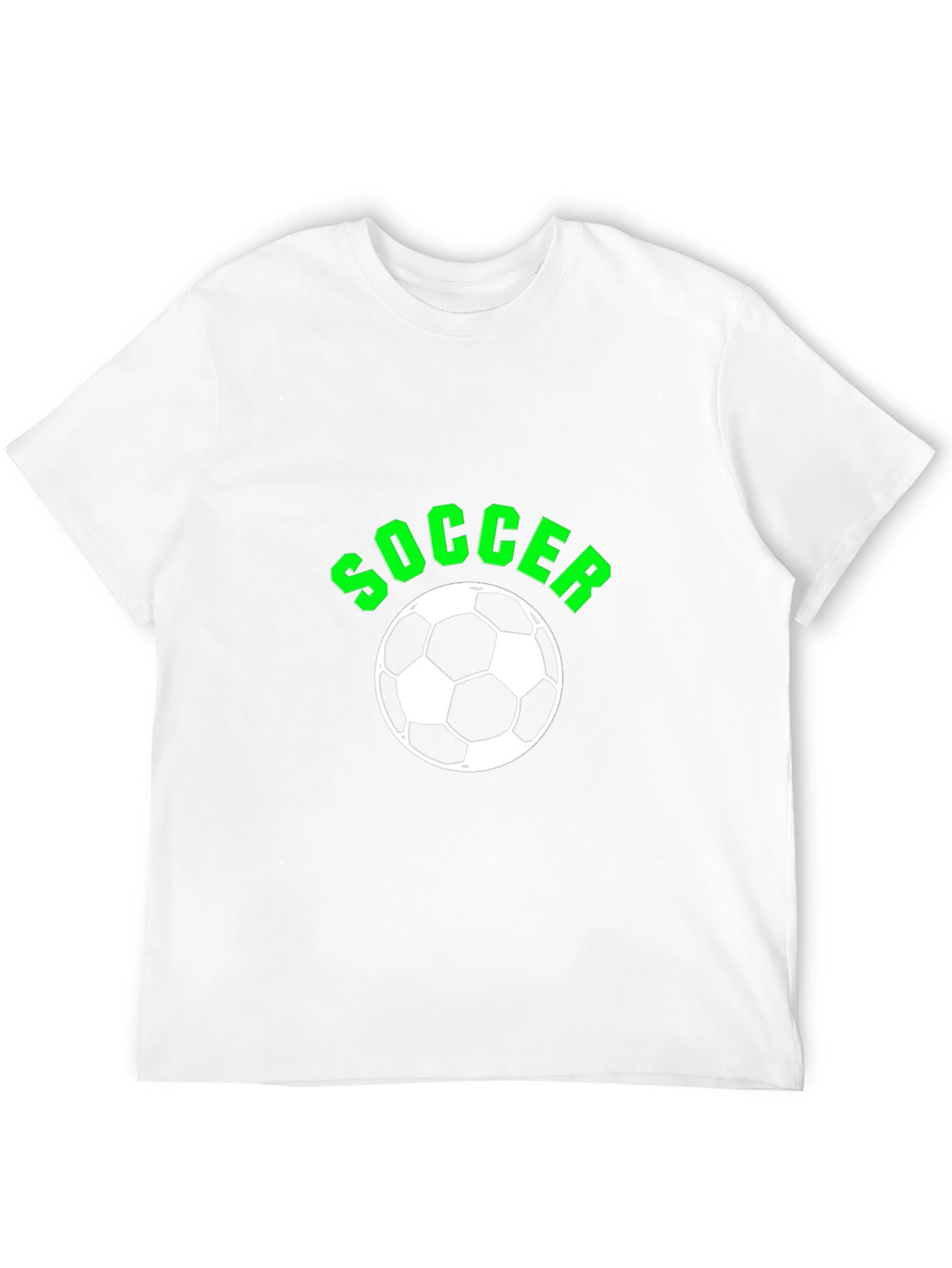 Soccer Ball Graphic T-Shirt - Black