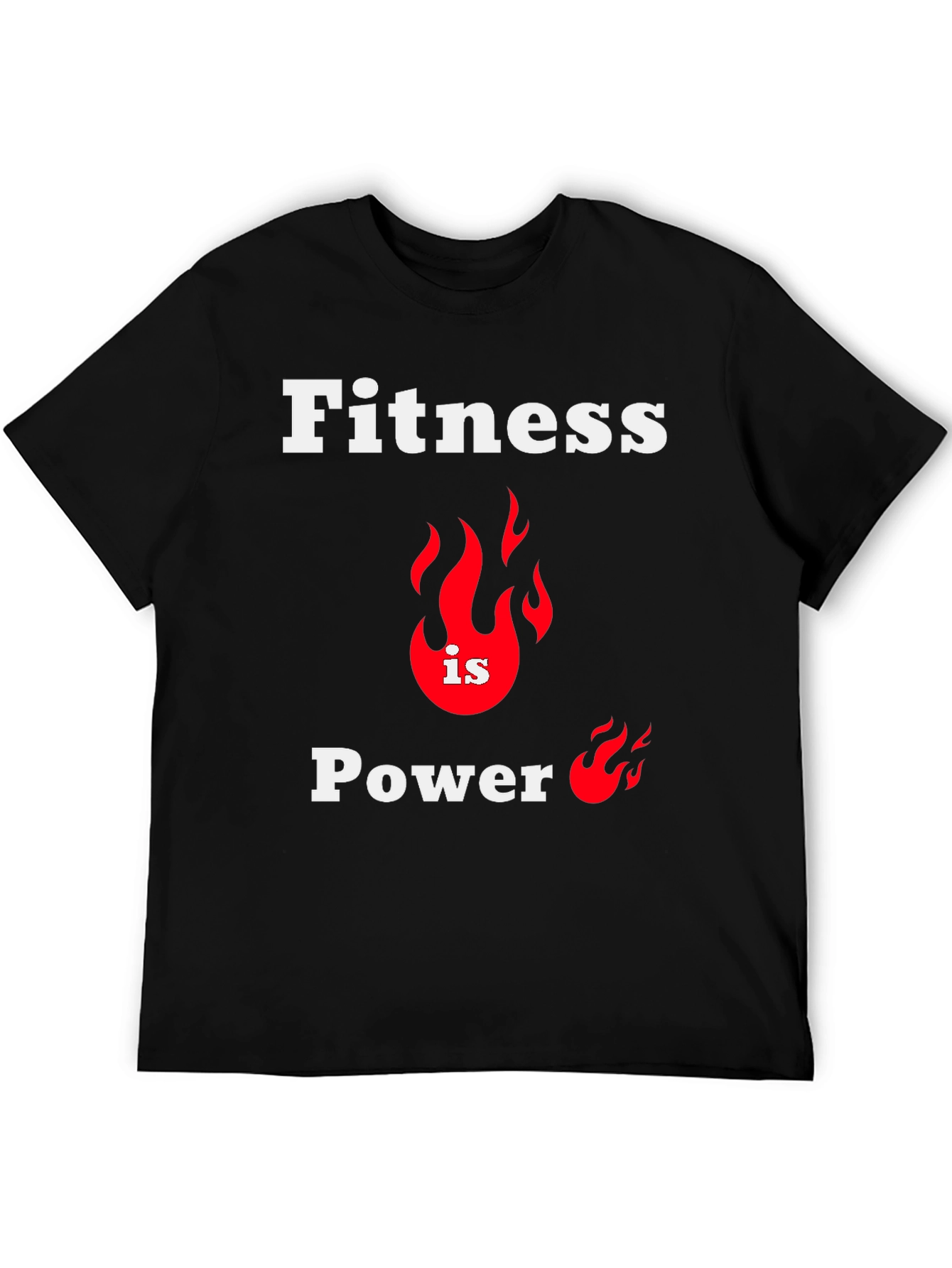Fitness is Power Graphic T-Shirt