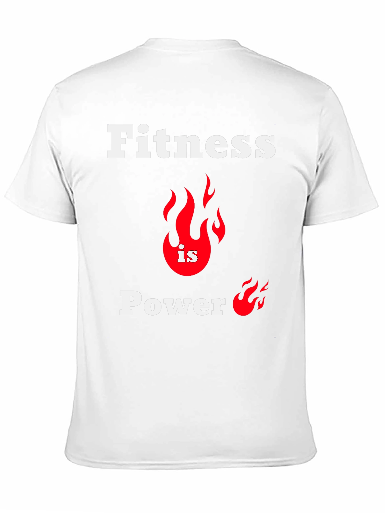 Fitness is Power Graphic T-Shirt