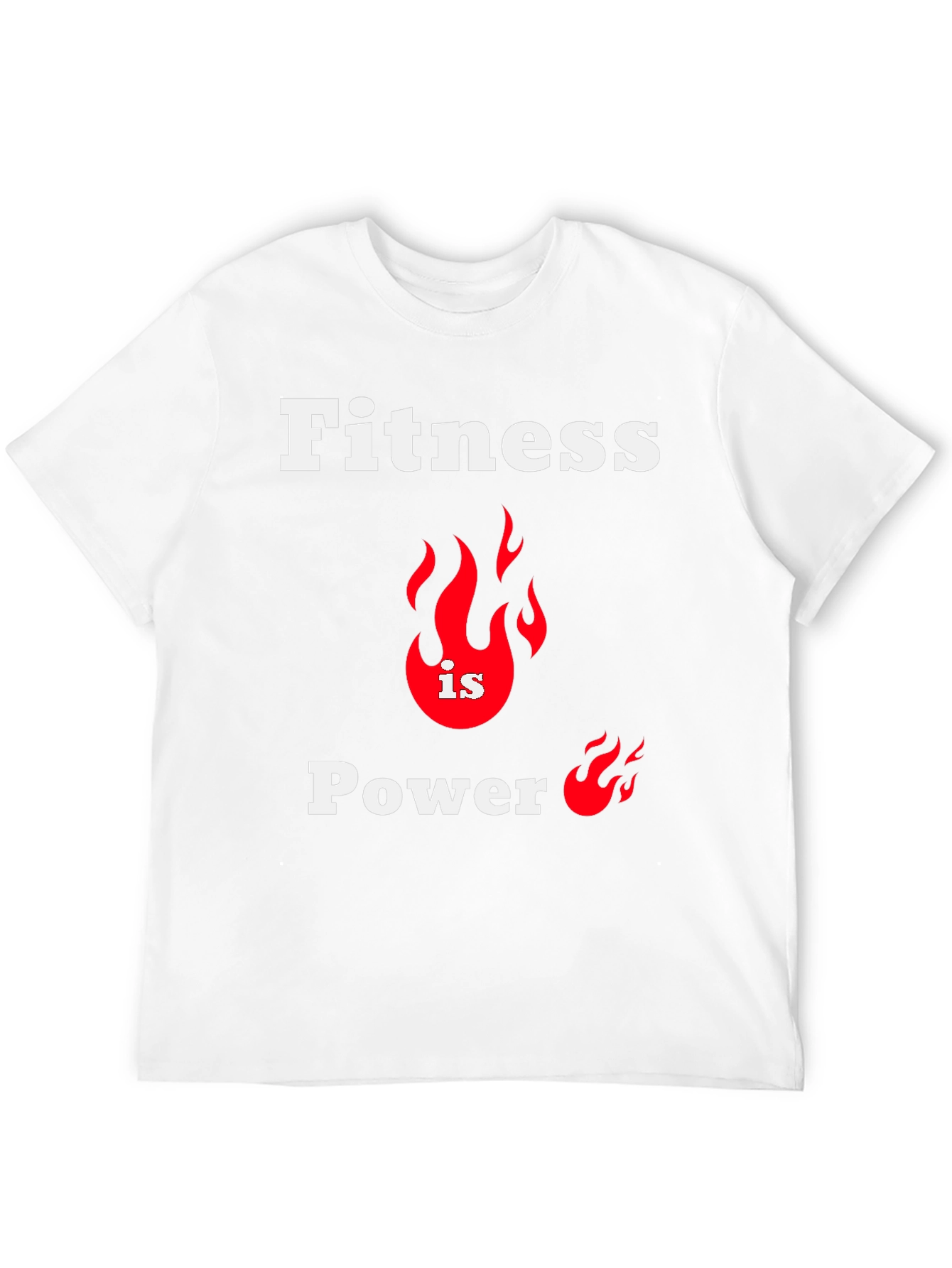 Fitness is Power Graphic T-Shirt