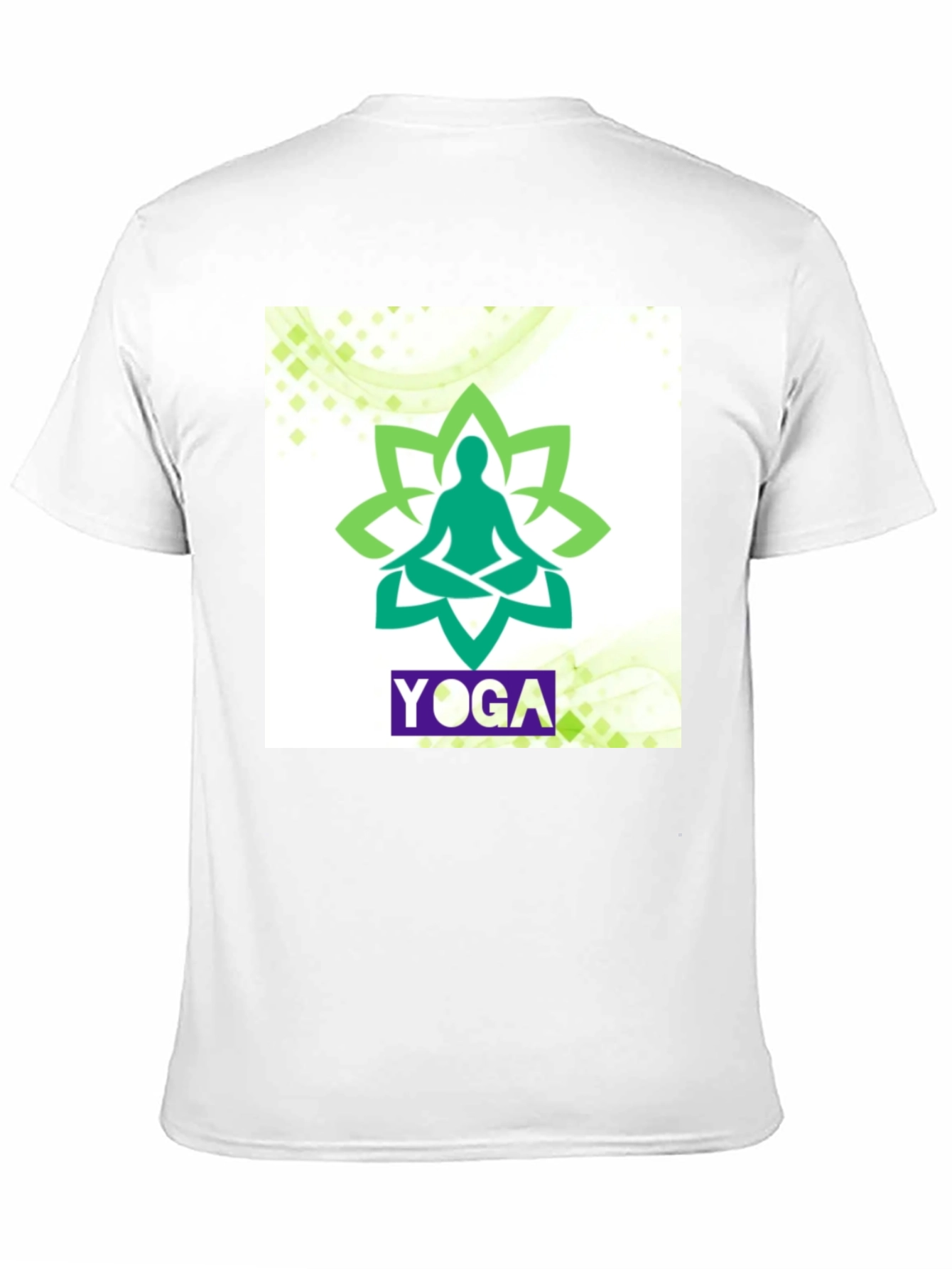 Yoga Lotus Graphic T-Shirt - Black