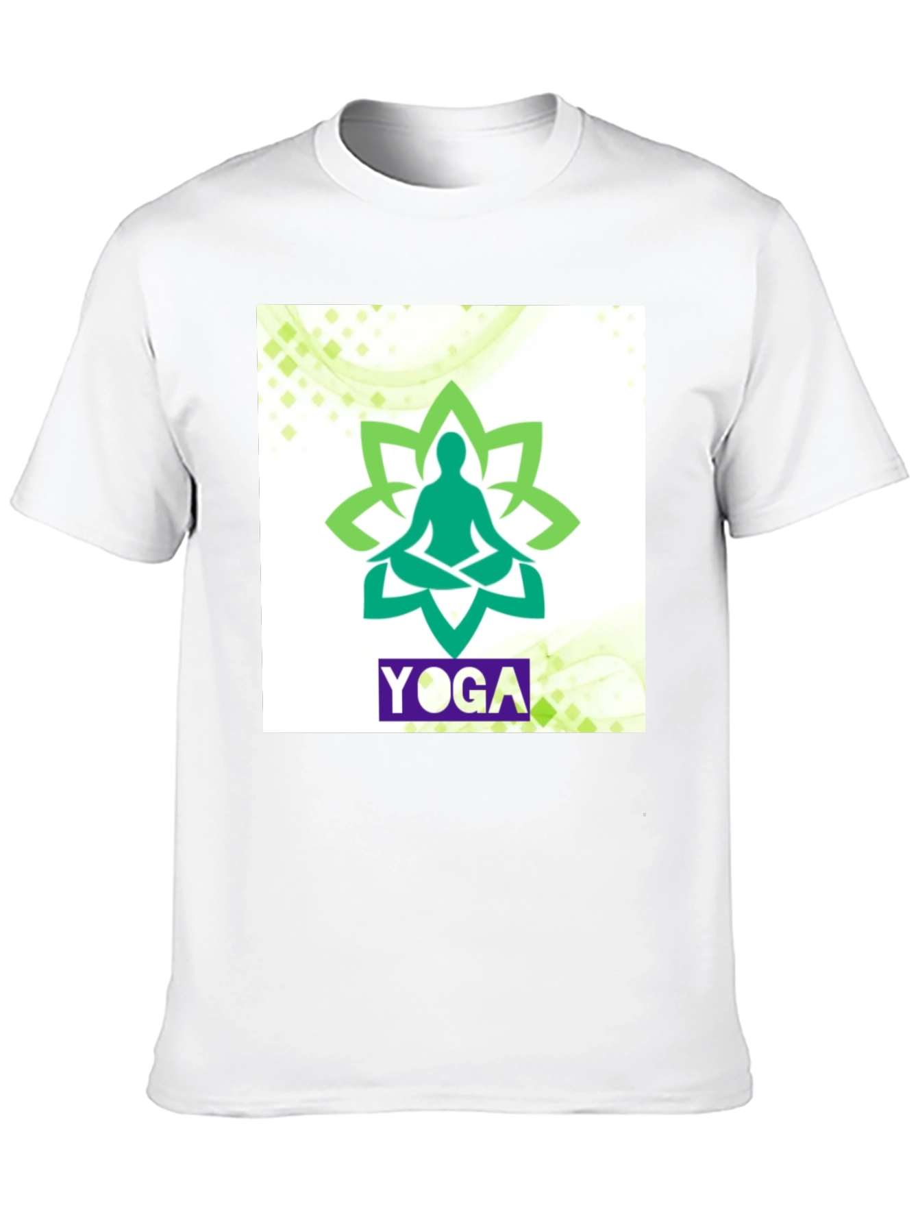 Yoga Lotus Graphic T-Shirt - Black