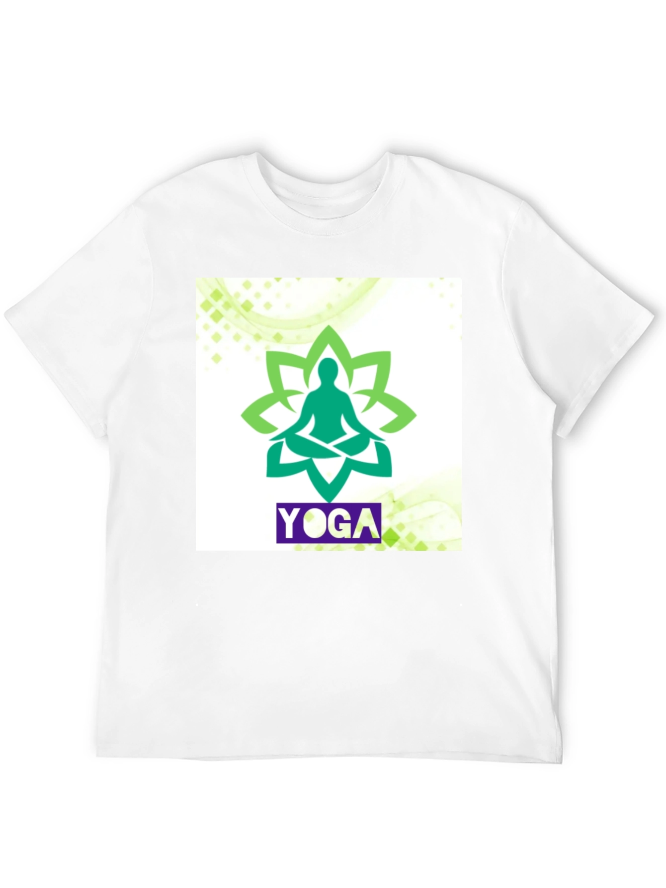 Yoga Lotus Graphic T-Shirt - Black