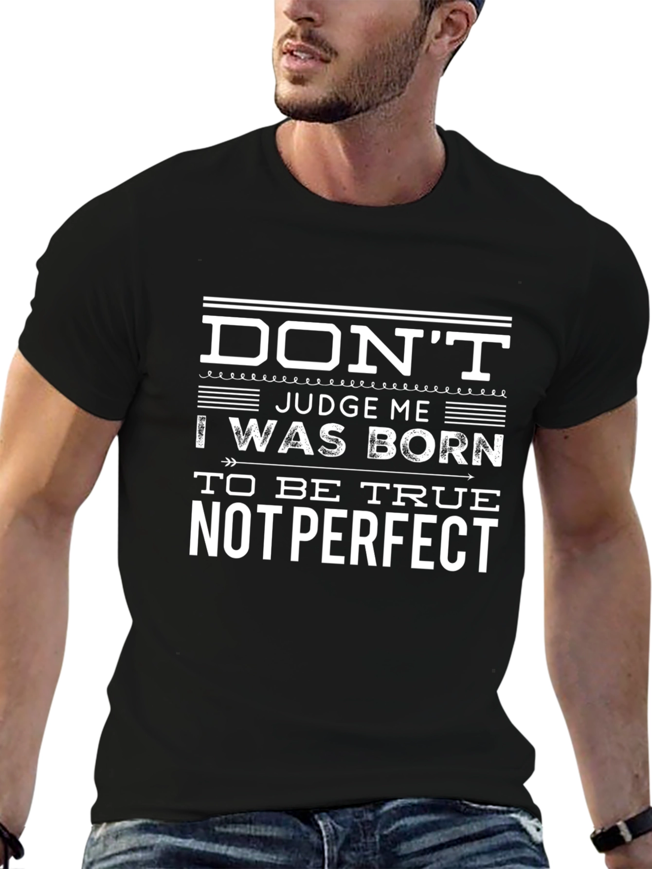 Dont Judge Me Graphic T-Shirt - True Not Perfect