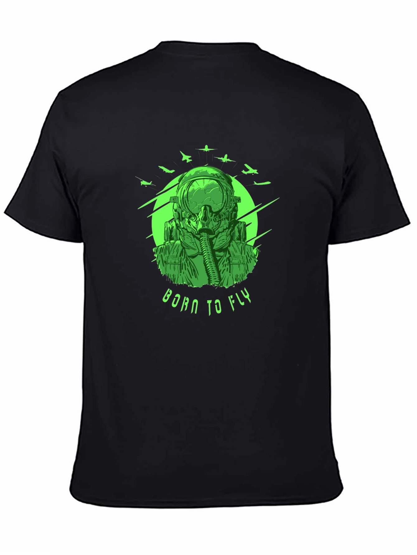 Born to Fly Graphic T-Shirt - Pilot Design