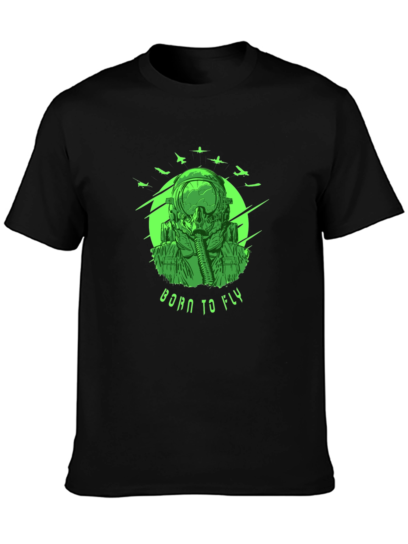 Born to Fly Graphic T-Shirt - Pilot Design