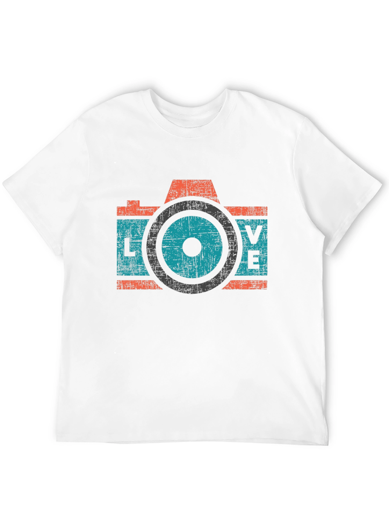 Retro Camera LOVE Graphic T-Shirt