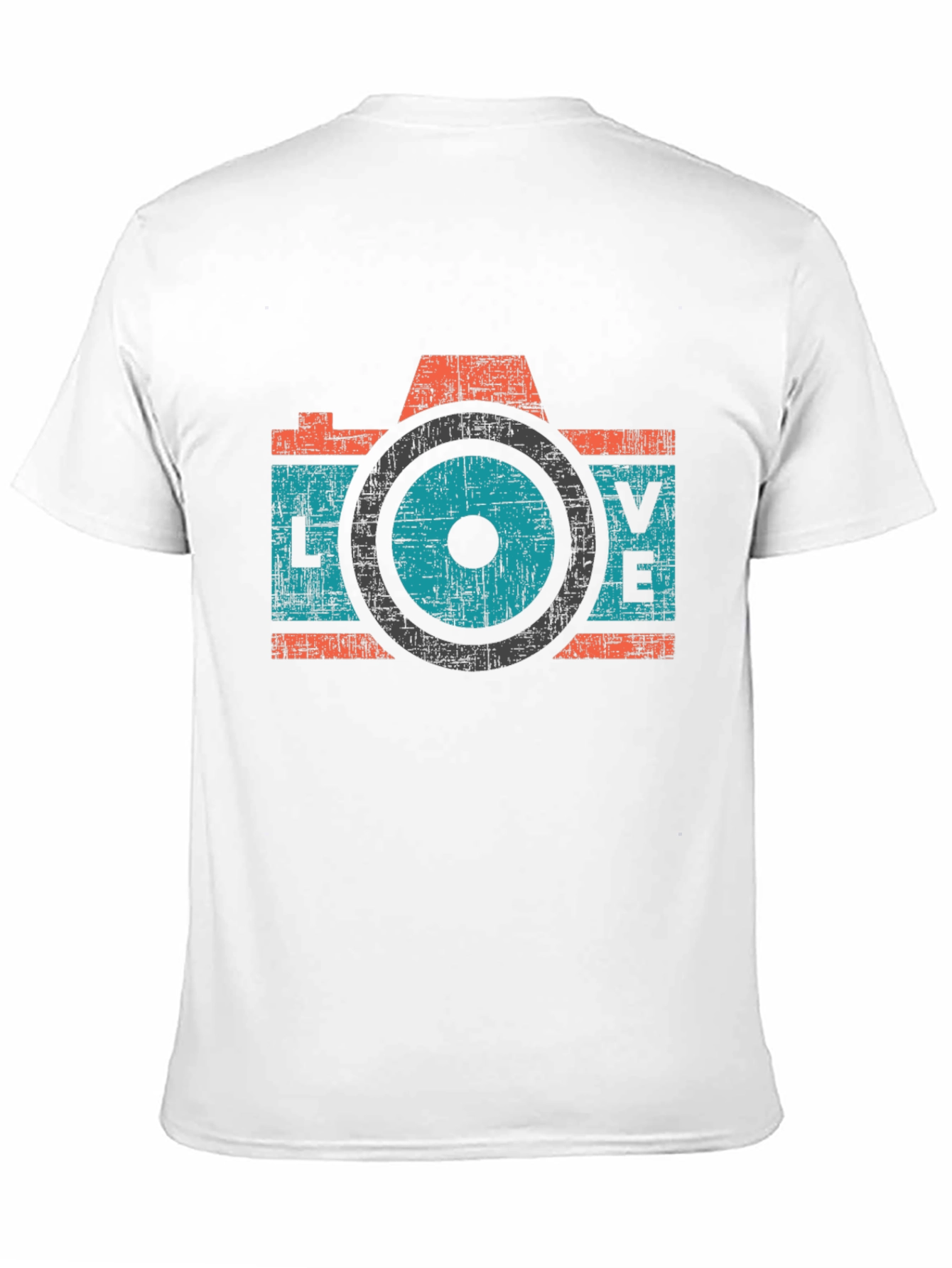 Retro Camera LOVE Graphic T-Shirt