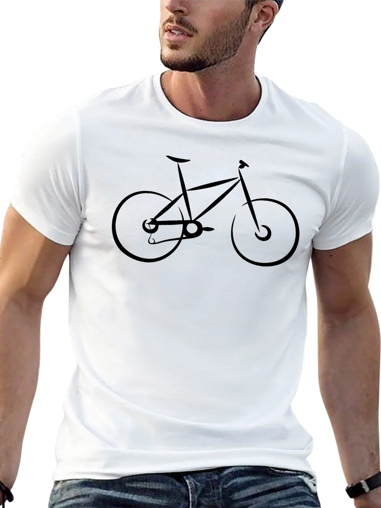 Bike Graphic Black T-Shirt