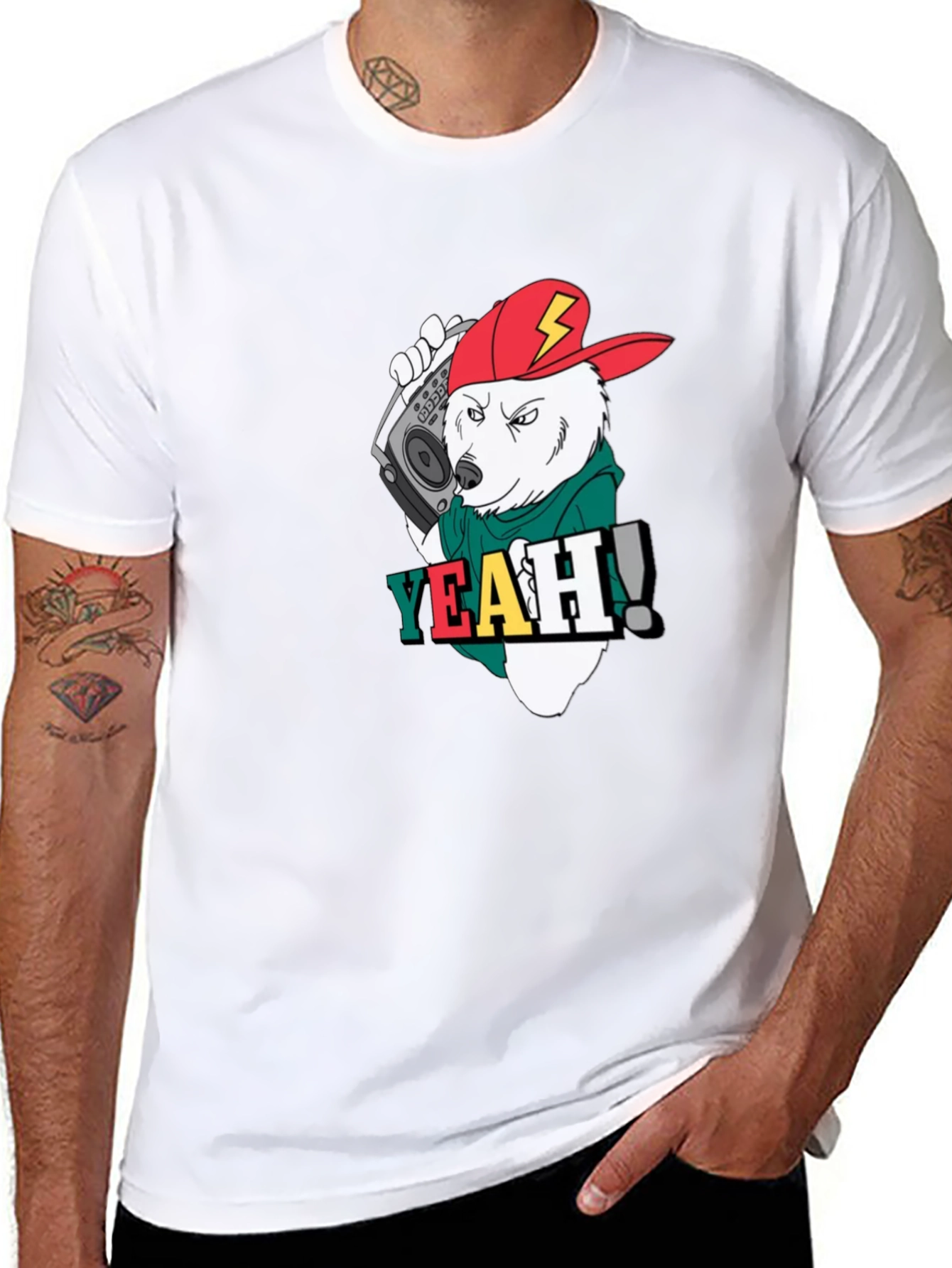 Cool Bear Boombox T-Shirt