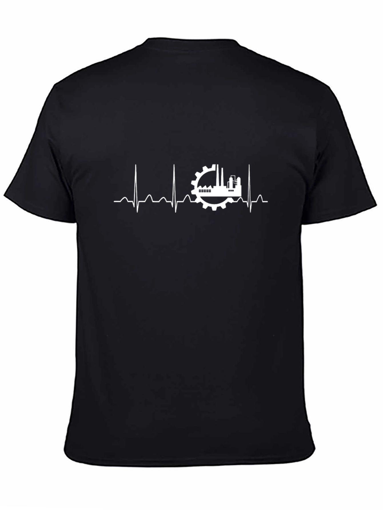 Engineer Heartbeat T-Shirt - Black