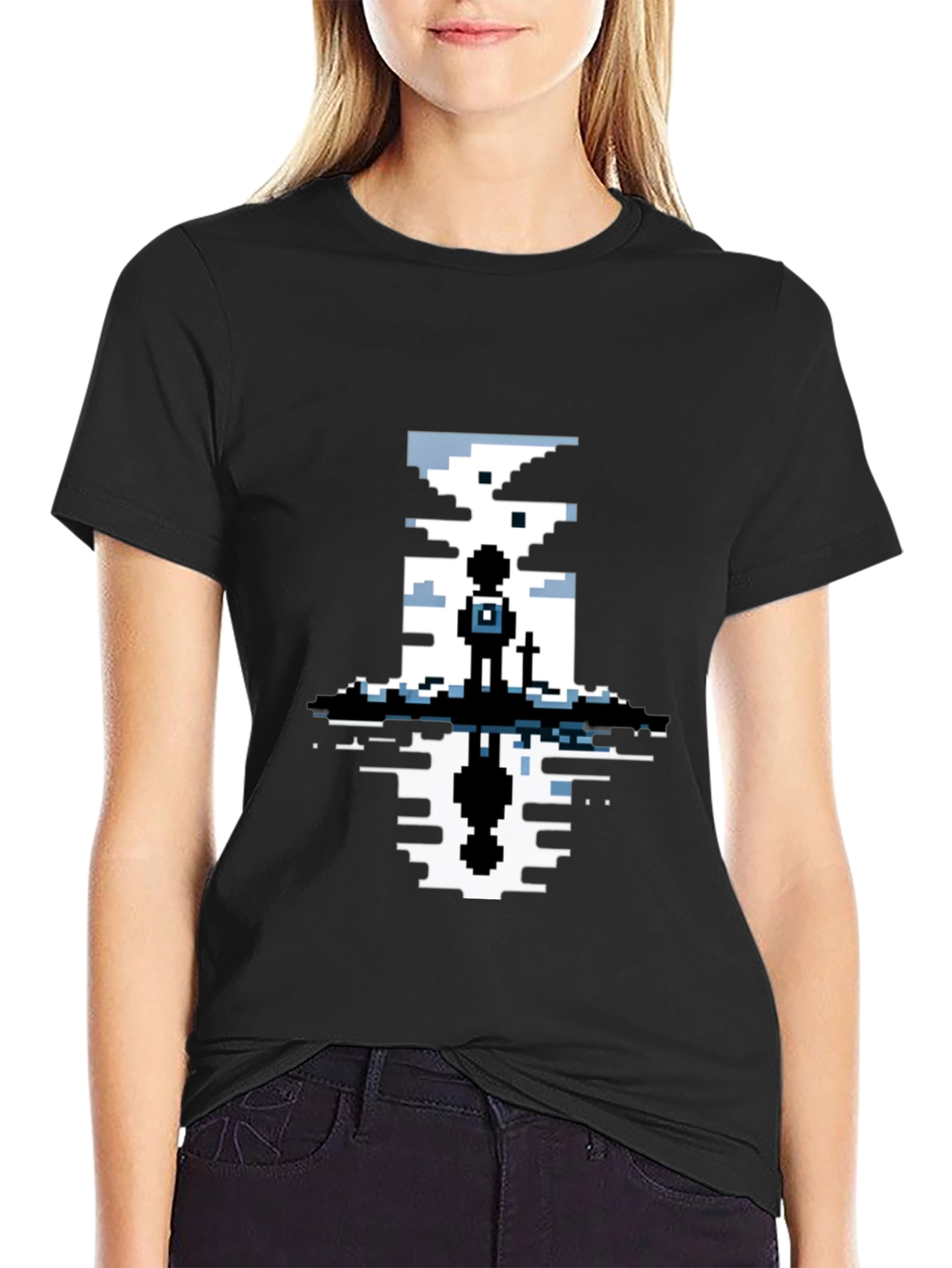 8-bit Pixel Art Graphic T-Shirt