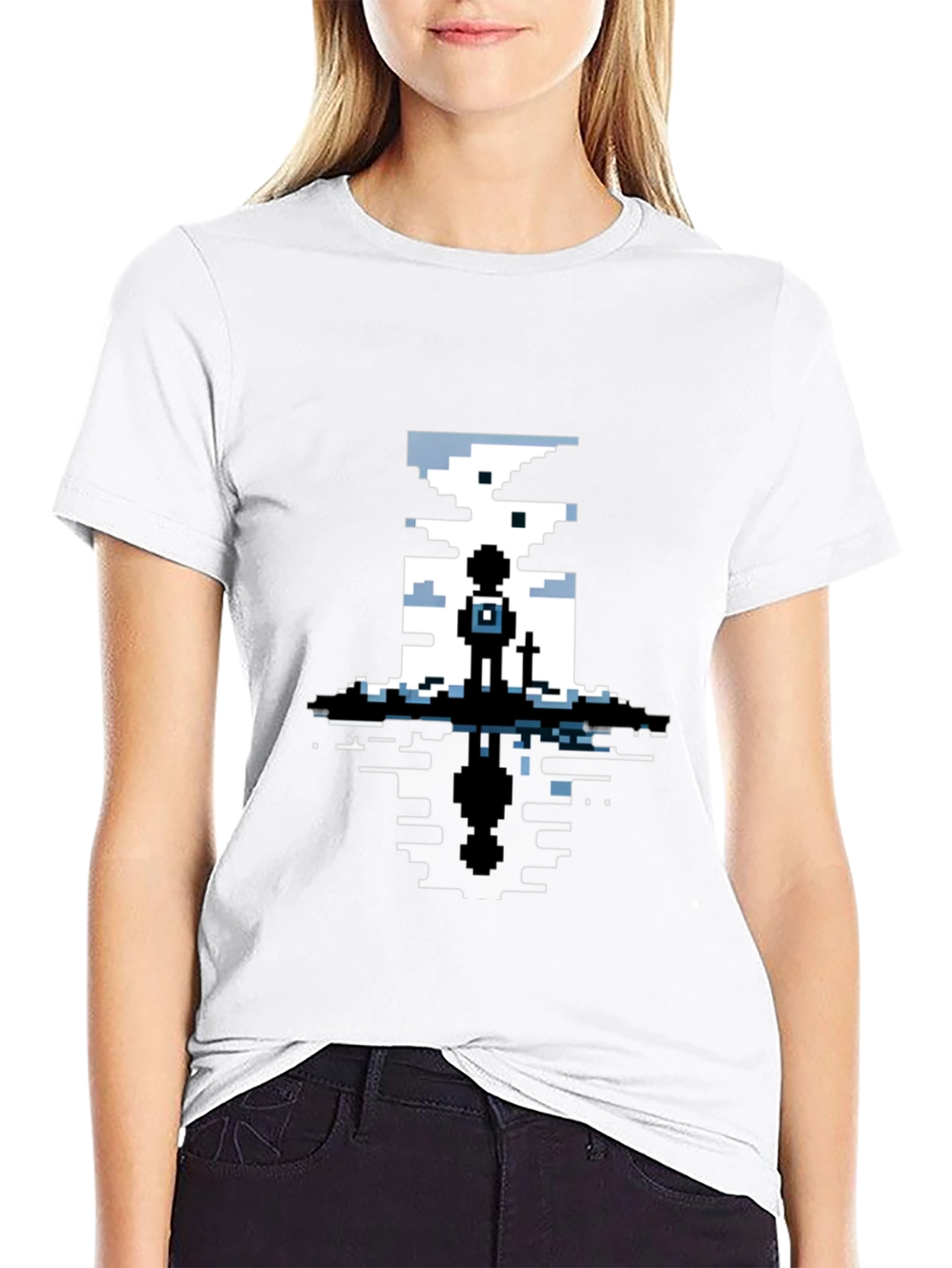 8-bit Pixel Art Graphic T-Shirt