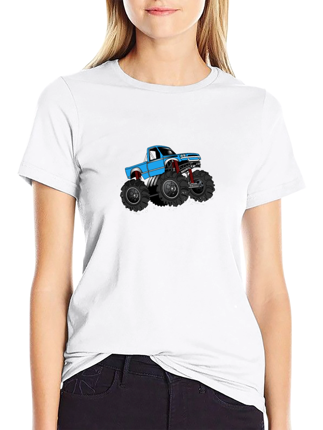 Monster Truck Graphic Tee - Black