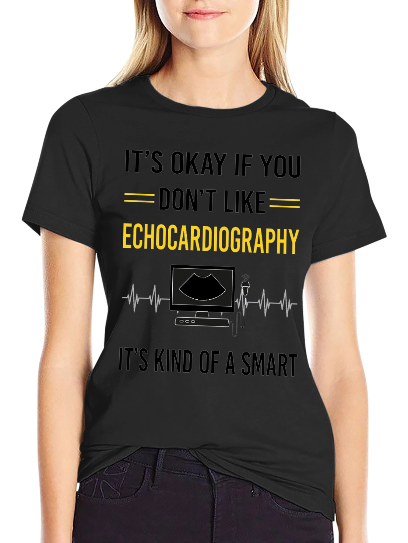 Echocardiography Smart T-Shirt - Funny Medical Tee