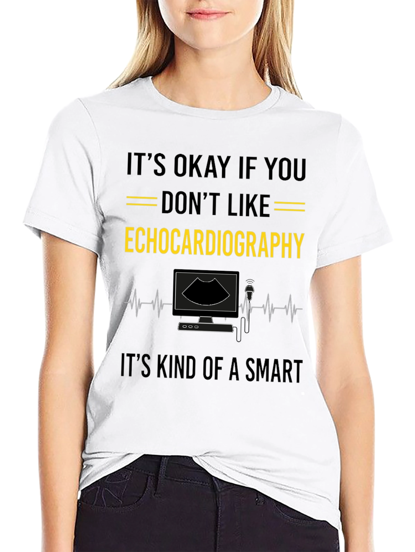 Echocardiography Smart T-Shirt - Funny Medical Tee