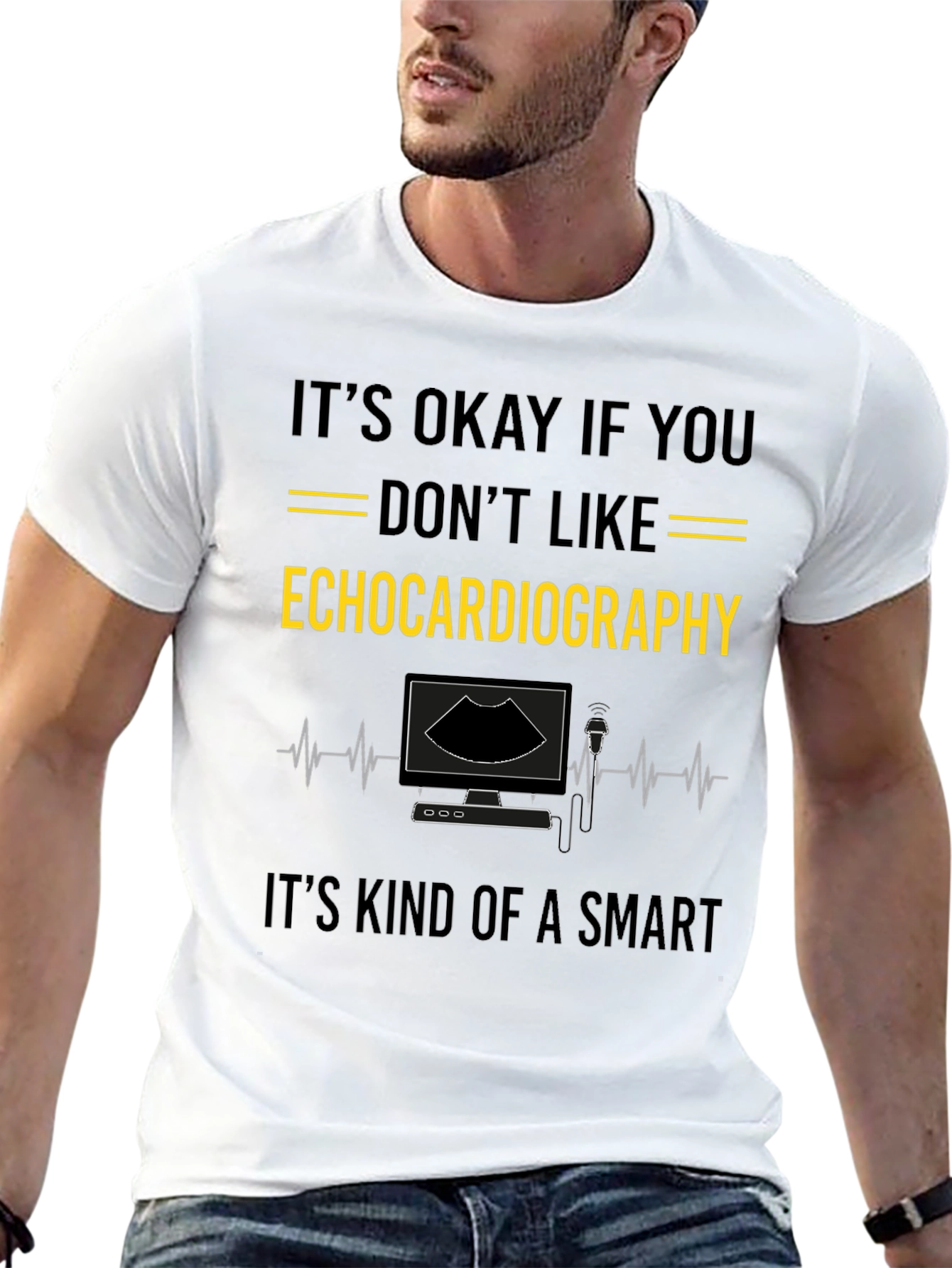 Echocardiography Smart T-Shirt - Funny Medical Tee