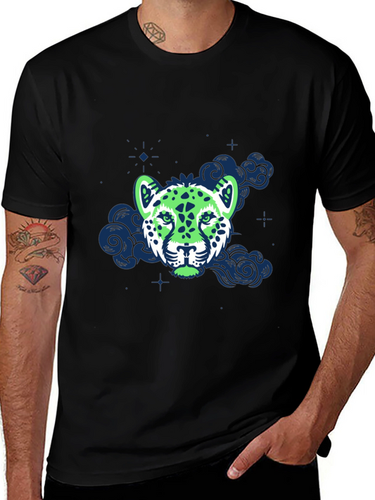 Graphic Leopard T-Shirt - Cool Animal Print Tee