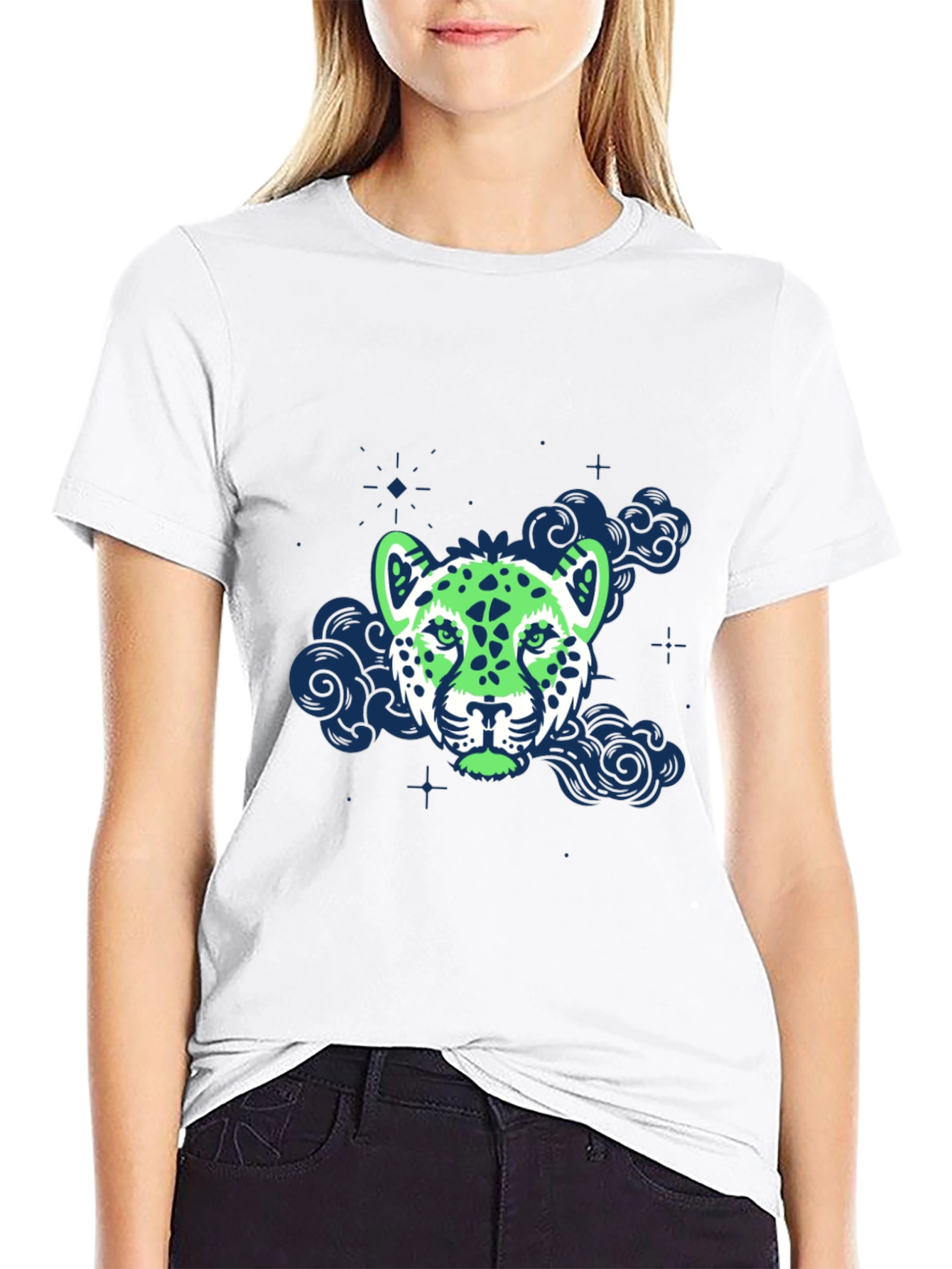 Graphic Leopard T-Shirt - Cool Animal Print Tee