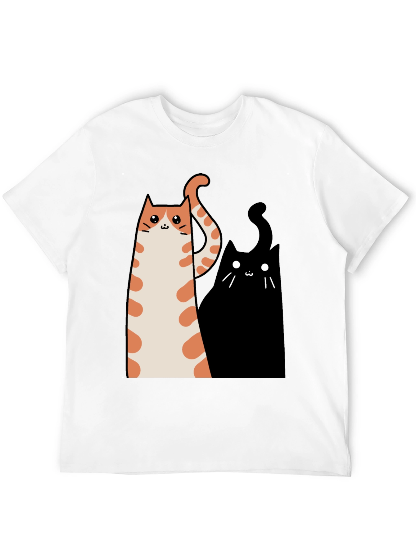 Whimsical Cat Graphic Tee