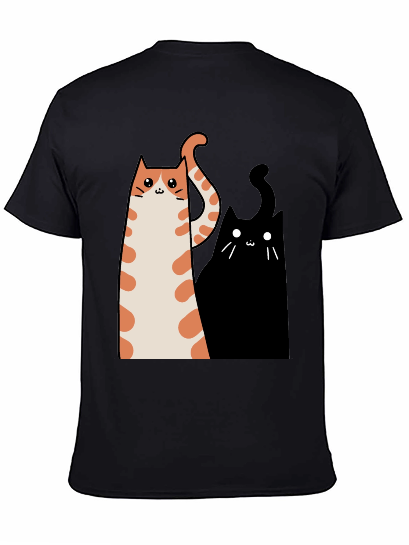 Whimsical Cat Graphic Tee