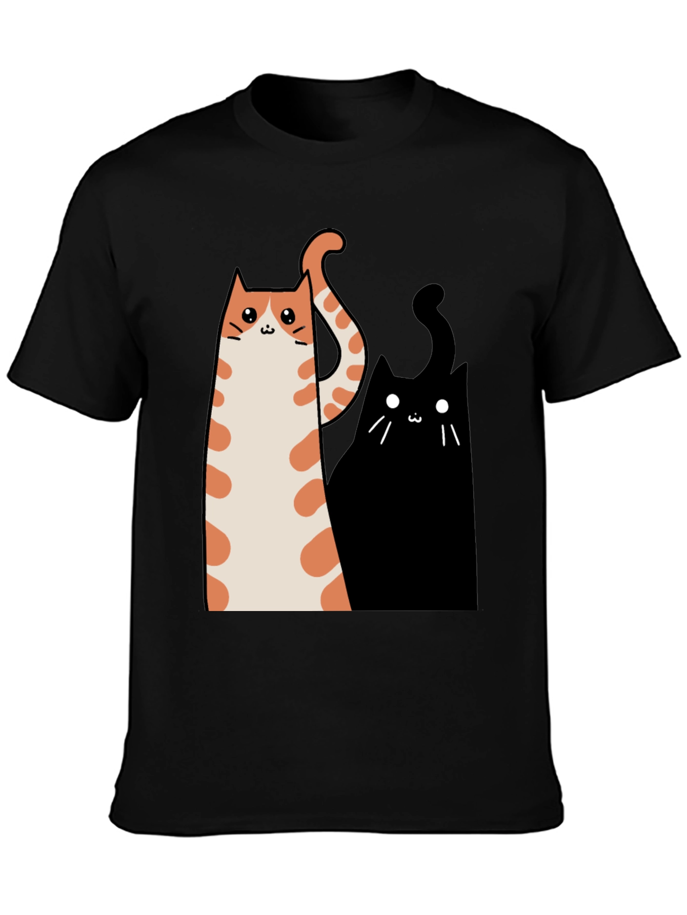 Whimsical Cat Graphic Tee