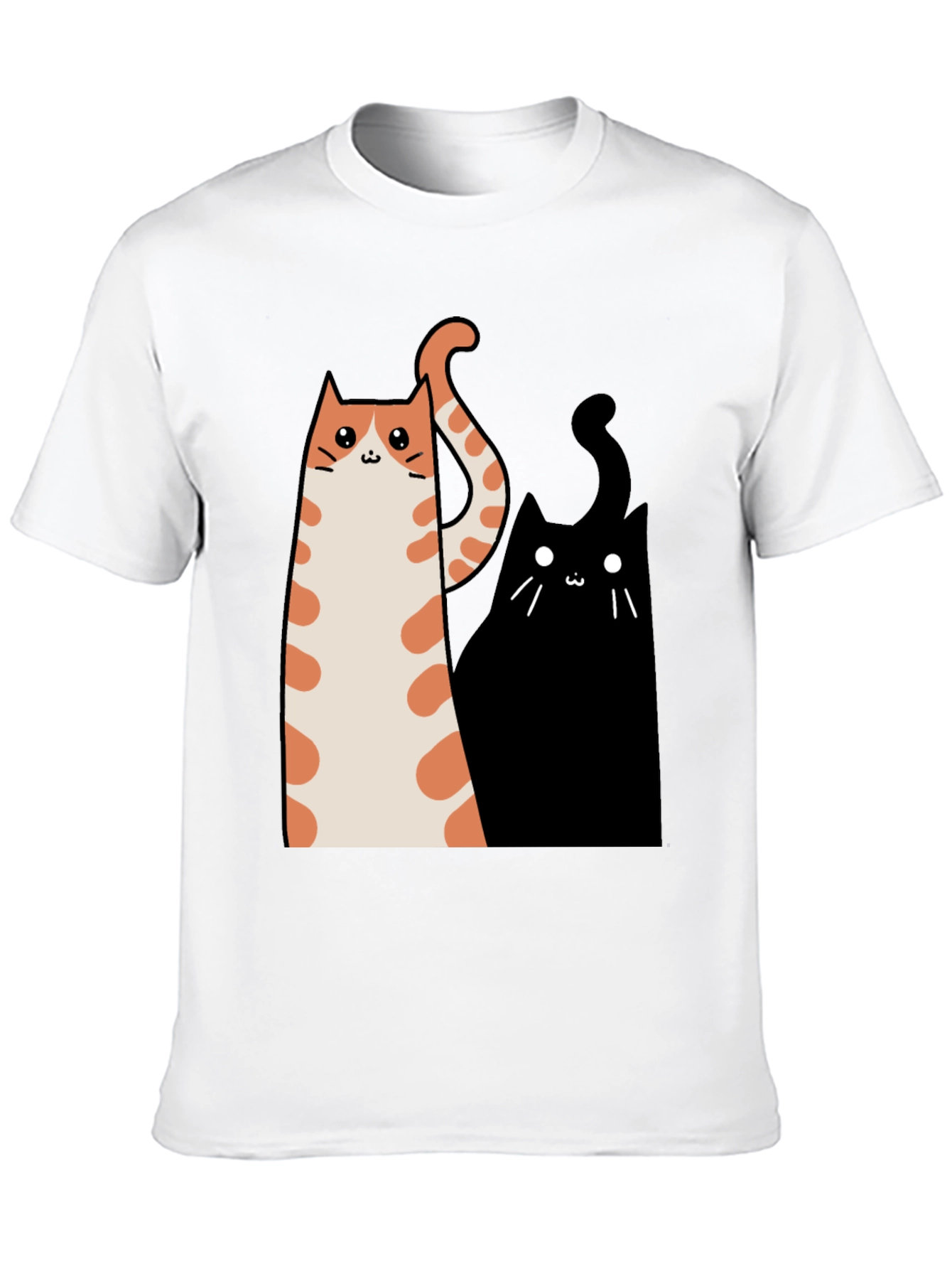 Whimsical Cat Graphic Tee