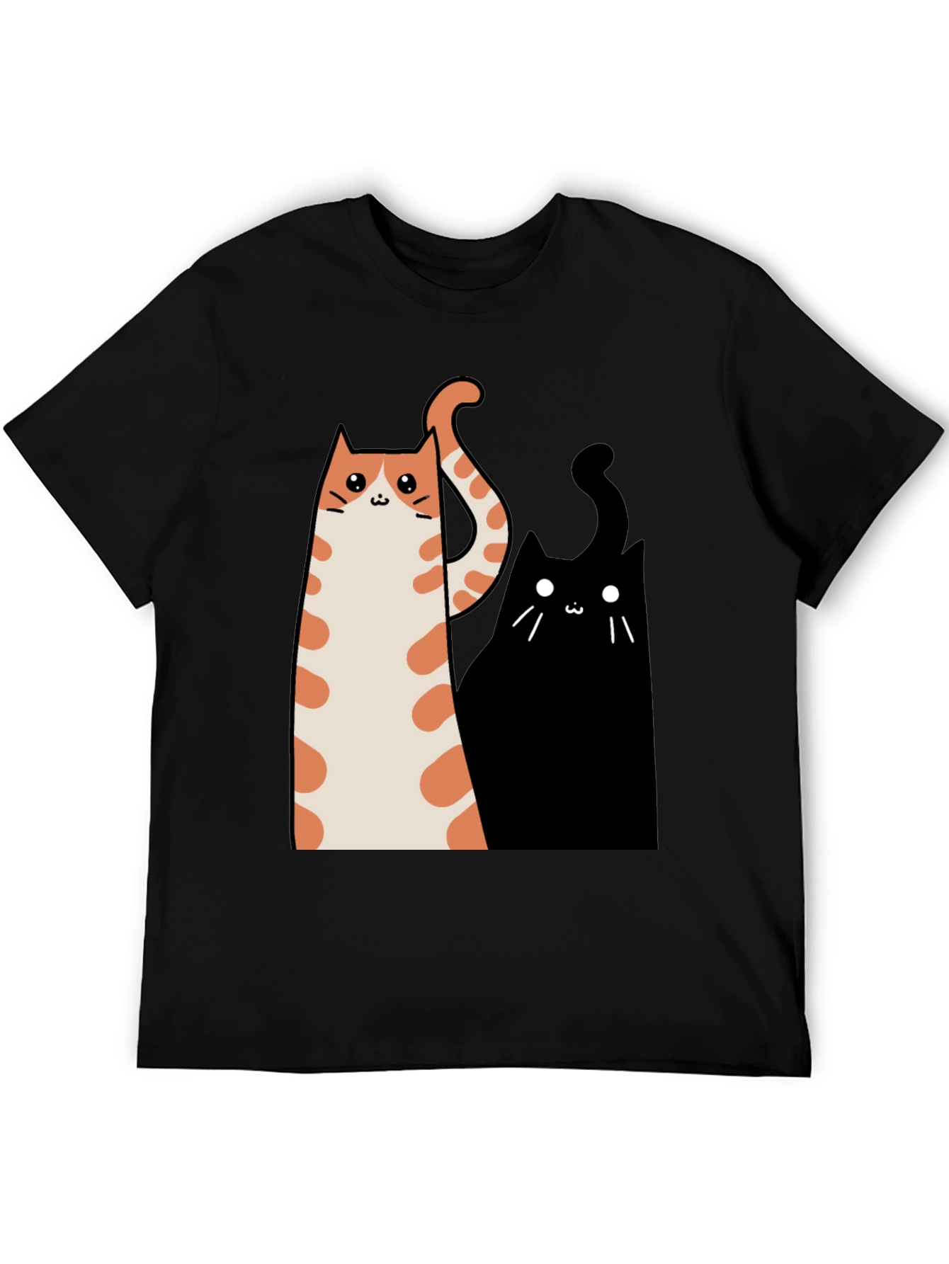 Whimsical Cat Graphic Tee