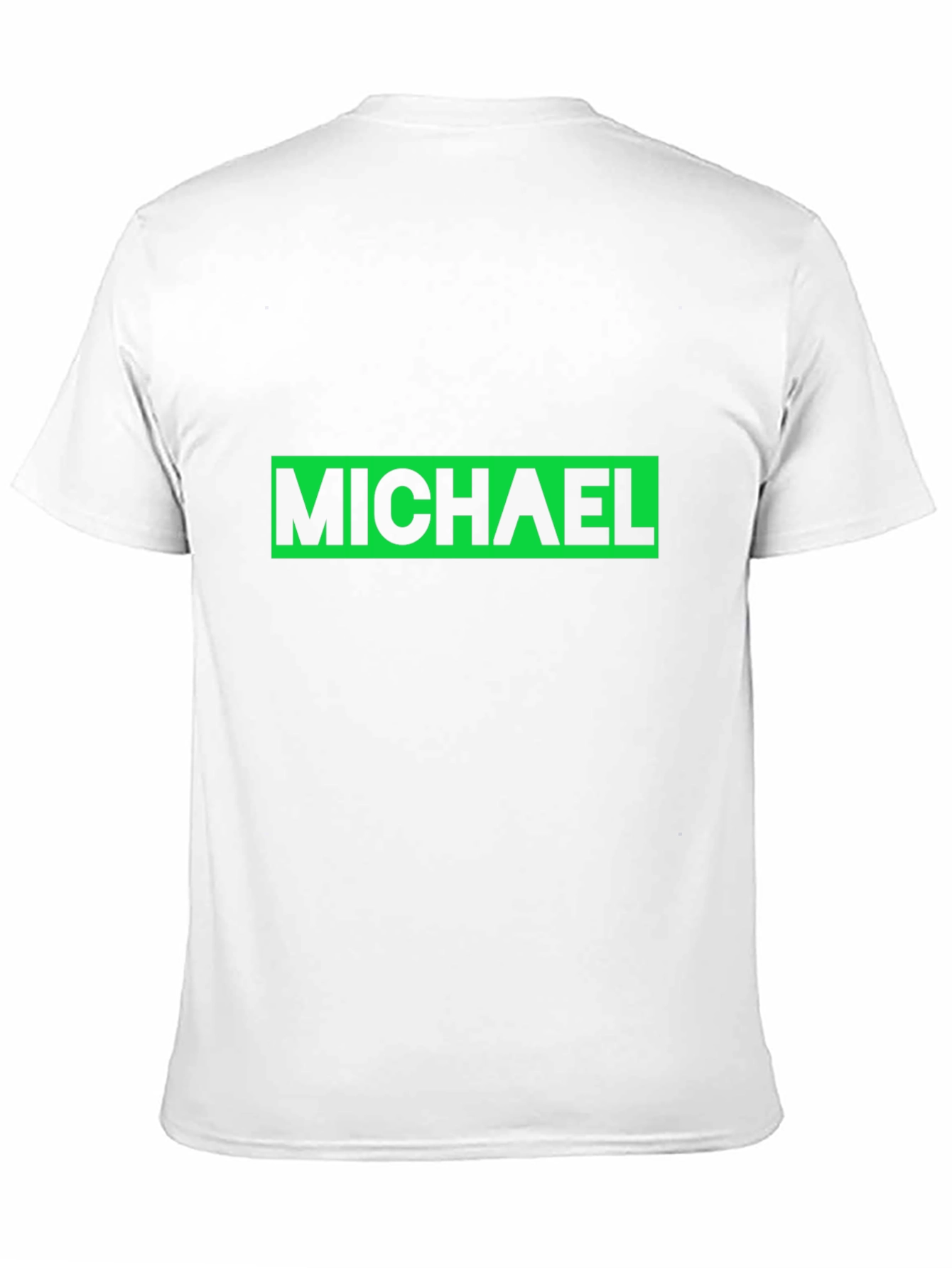 MICHAEL T-Shirt - Classic Green on Black Design