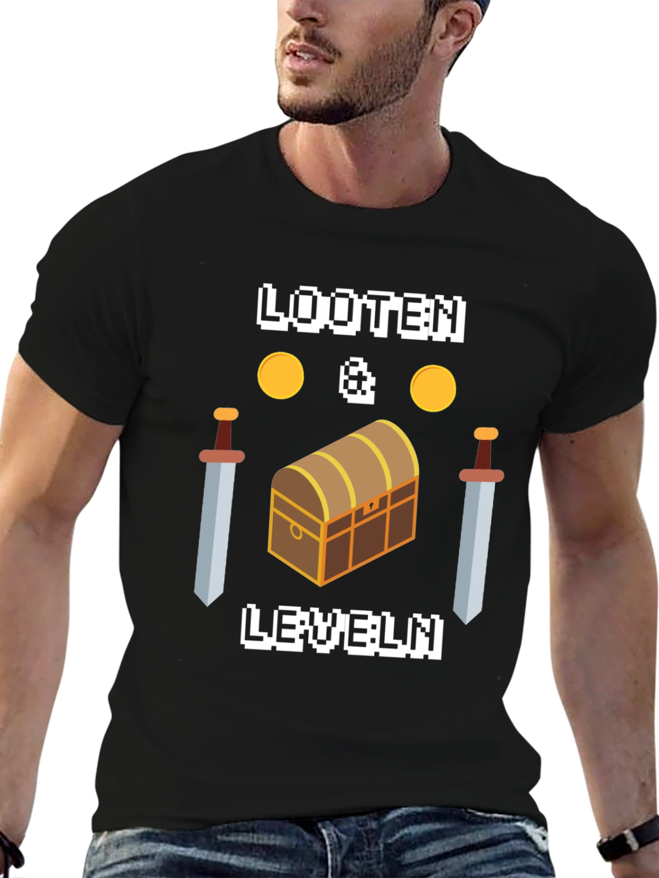 Looteen & Leveln Graphic Tee - Gamer Style