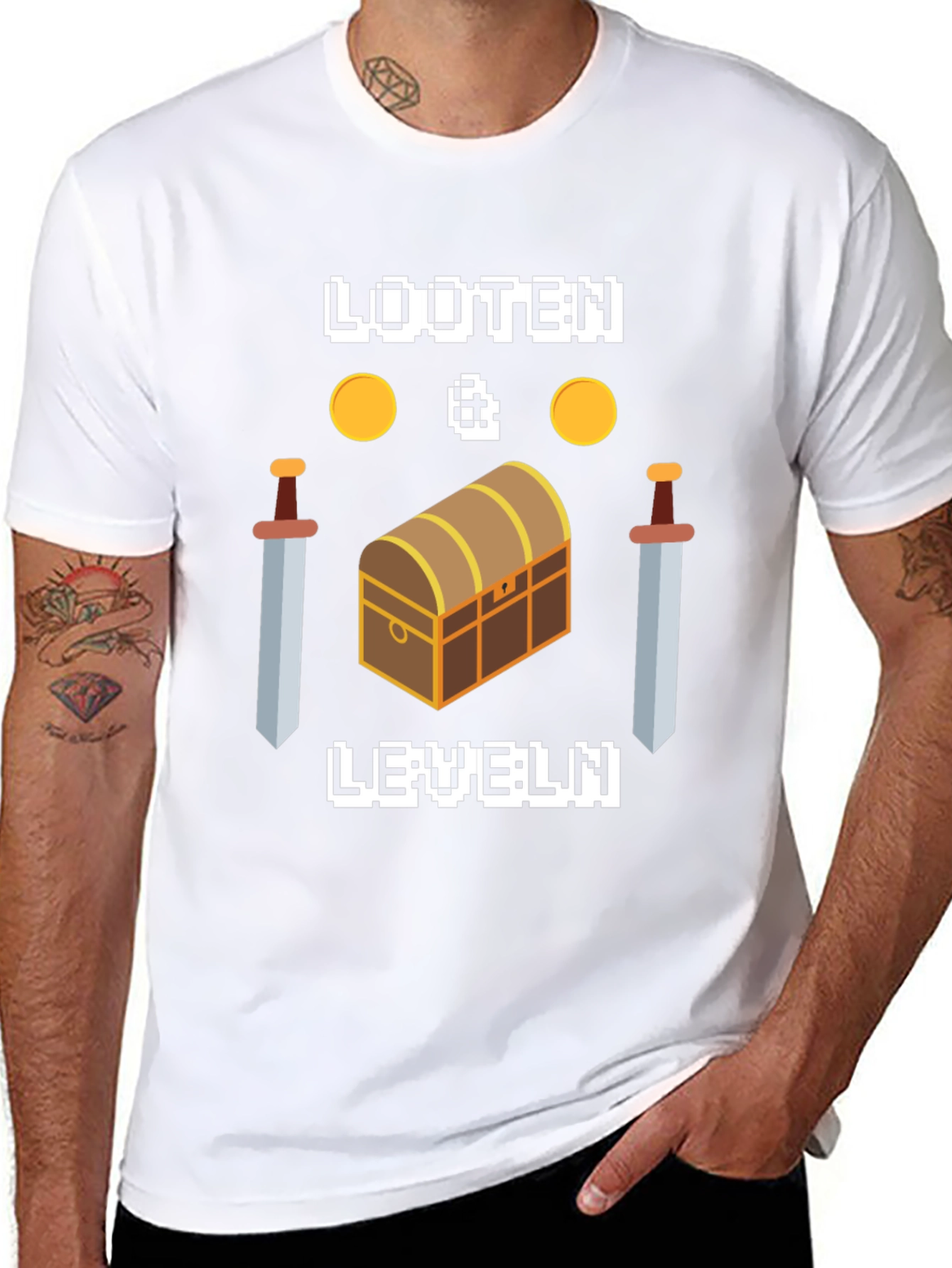 Looteen & Leveln Graphic Tee - Gamer Style