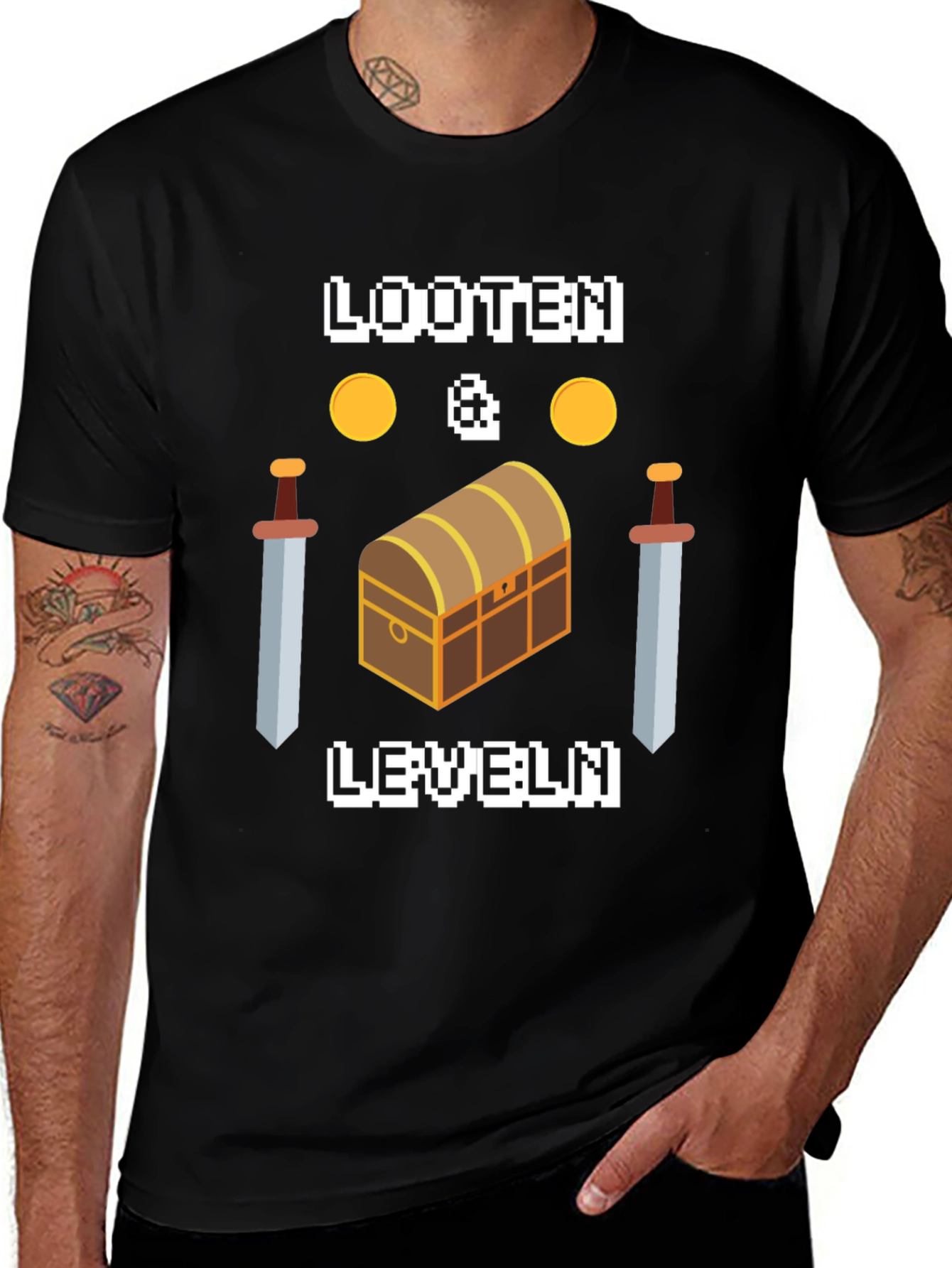 Looteen & Leveln Graphic Tee - Gamer Style