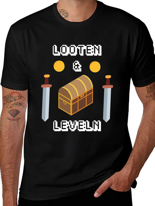 Looteen & Leveln Graphic Tee - Gamer Style