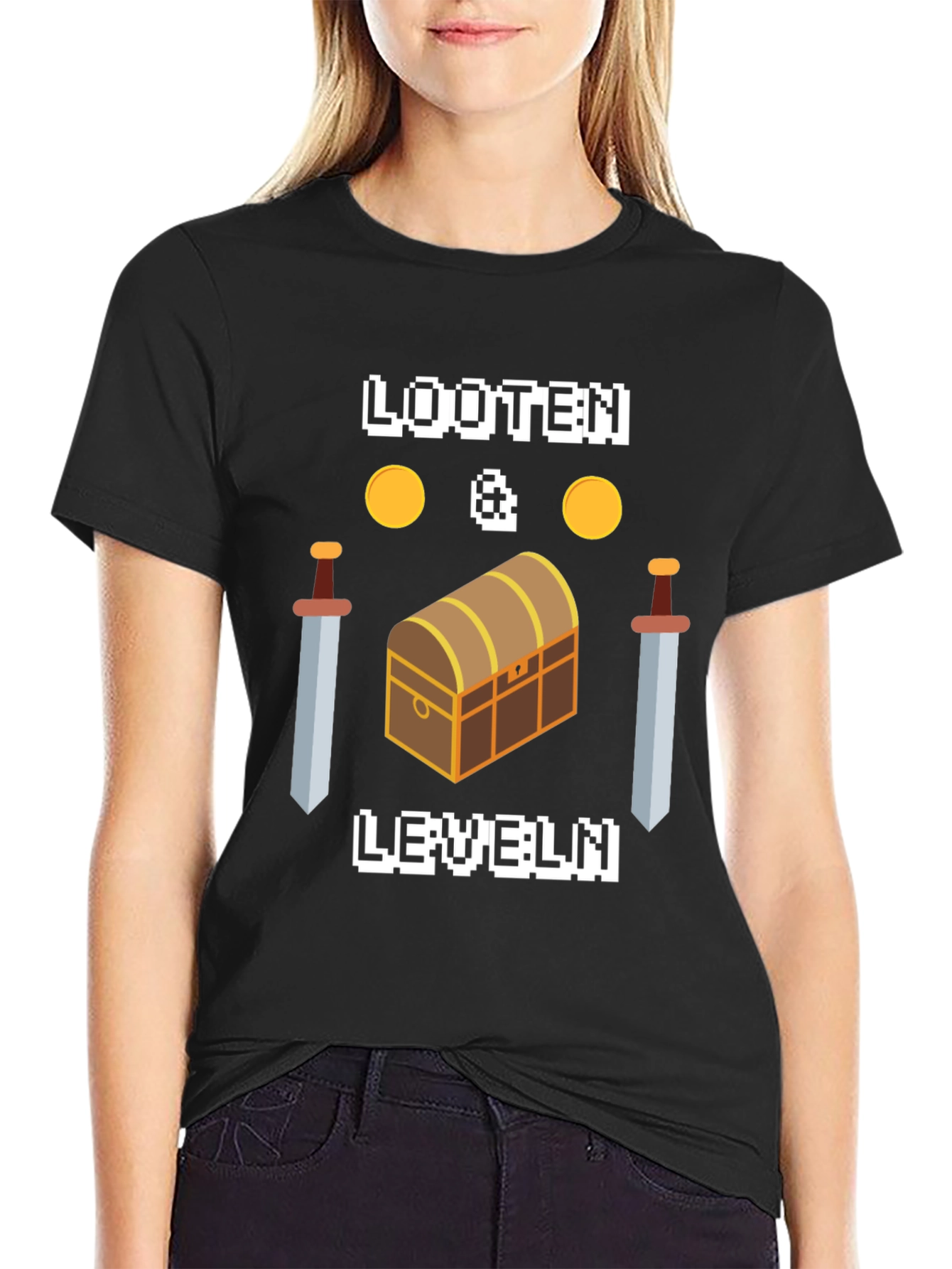 Looteen & Leveln Graphic Tee - Gamer Style