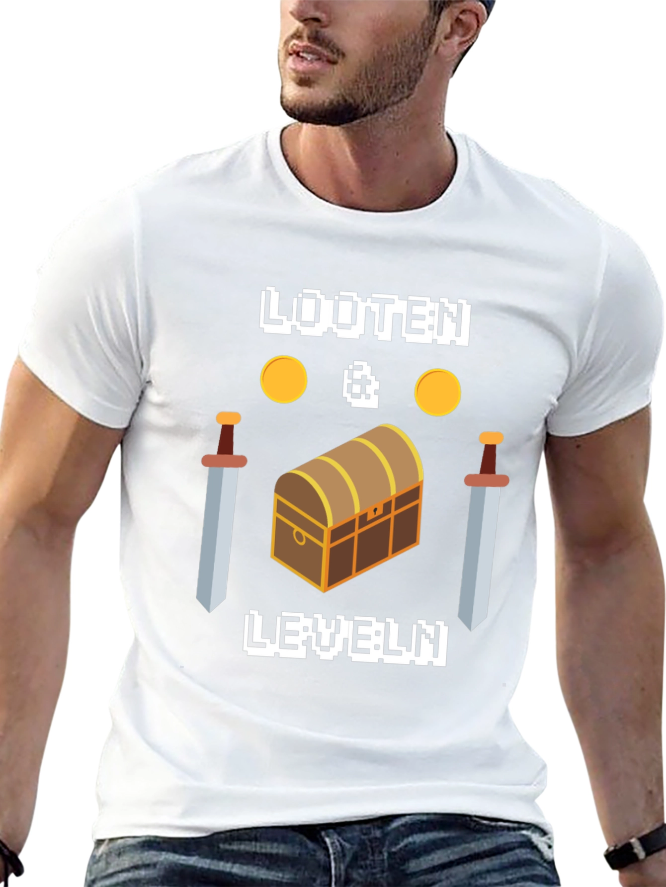 Looteen & Leveln Graphic Tee - Gamer Style