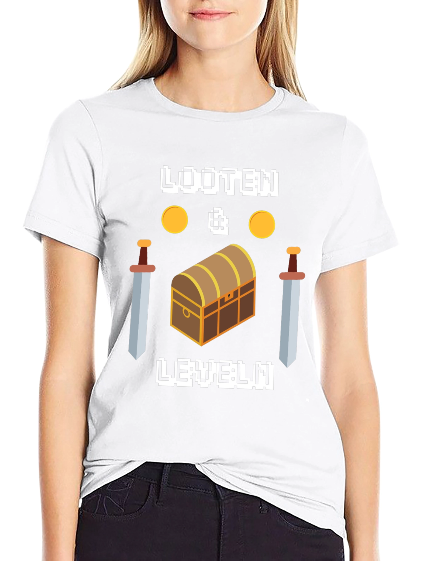 Looteen & Leveln Graphic Tee - Gamer Style