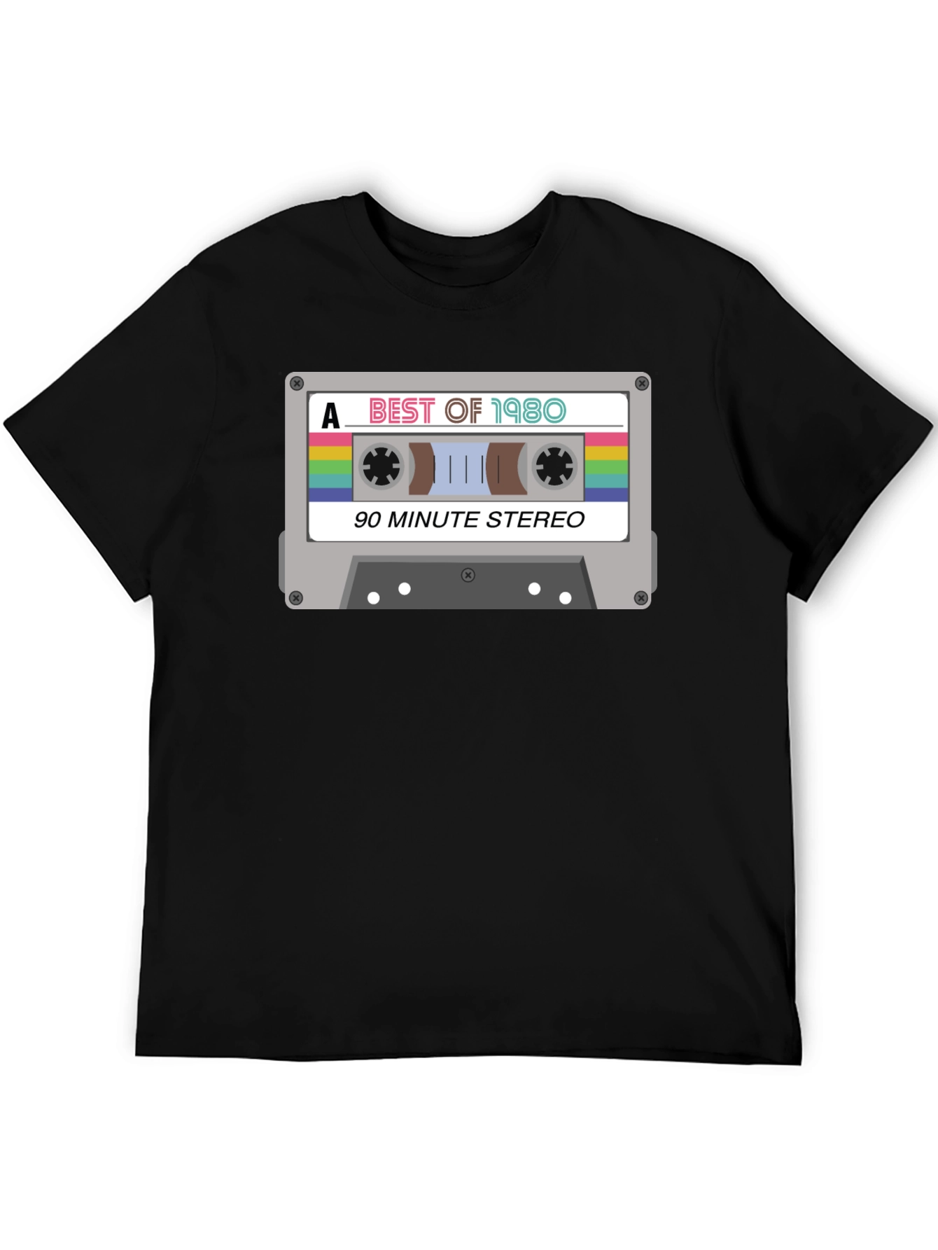 Best of 1980 Cassette Tape Graphic Tee