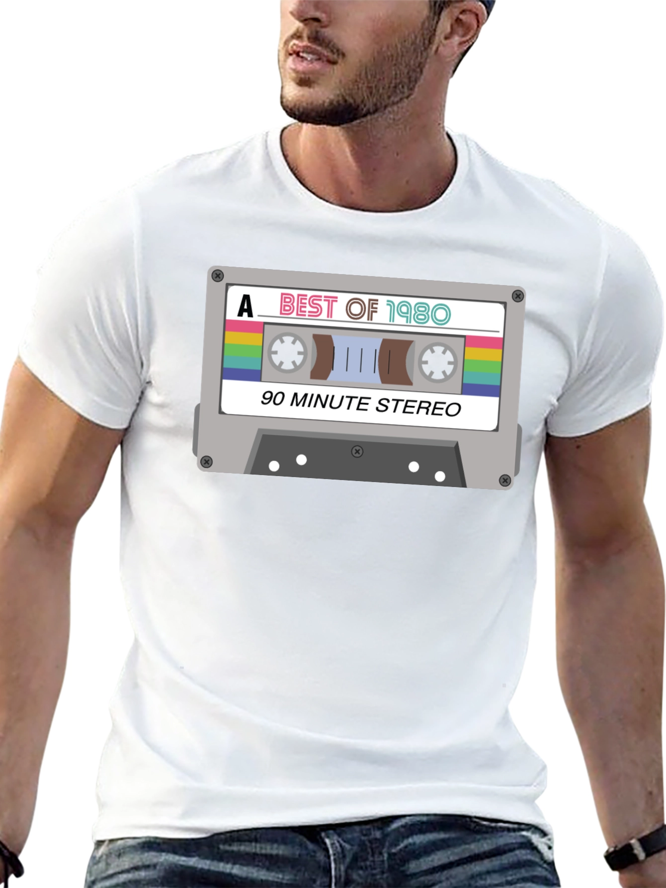 Best of 1980 Cassette Tape Graphic Tee