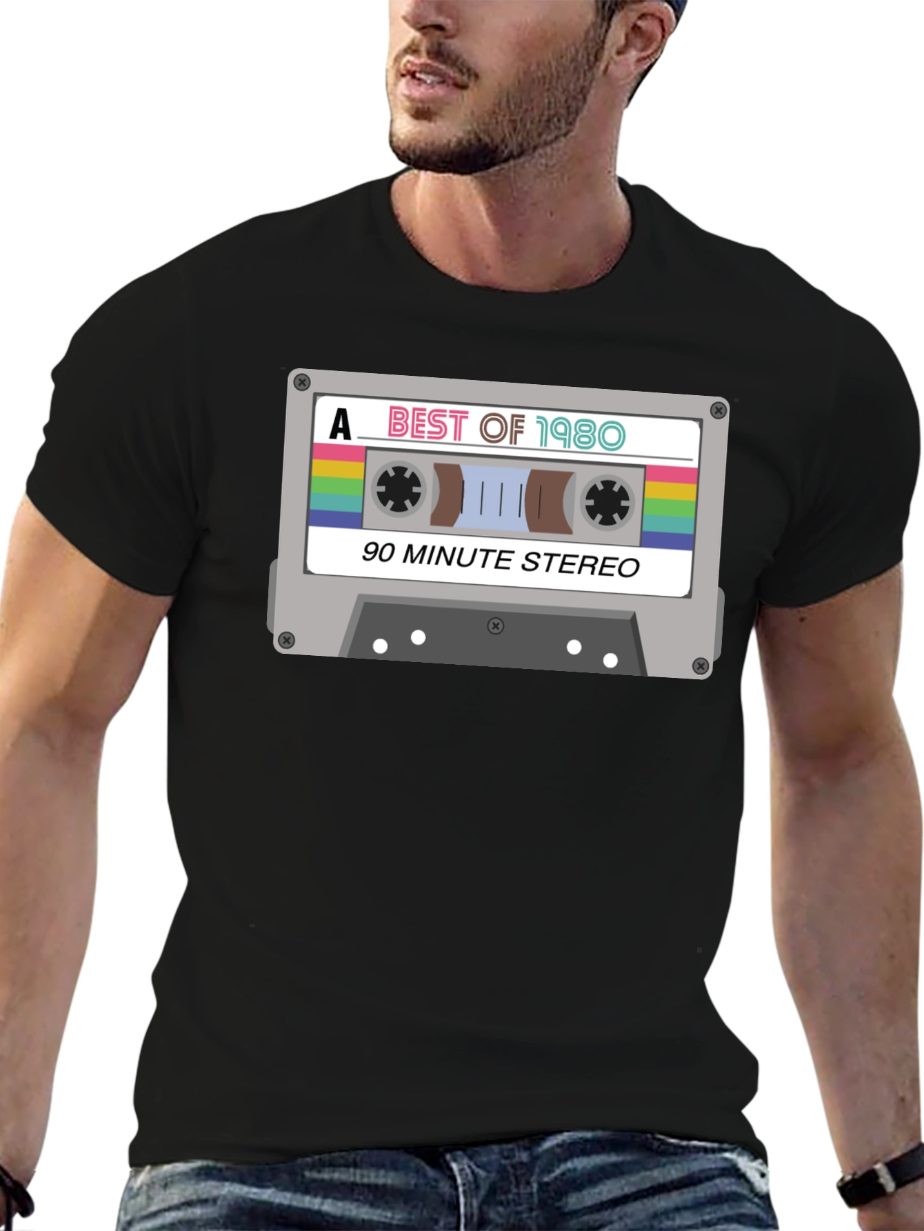 Best of 1980 Cassette Tape Graphic Tee