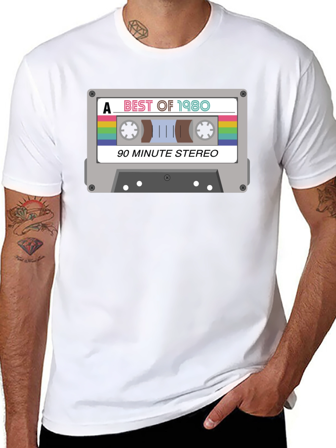 Best of 1980 Cassette Tape Graphic Tee