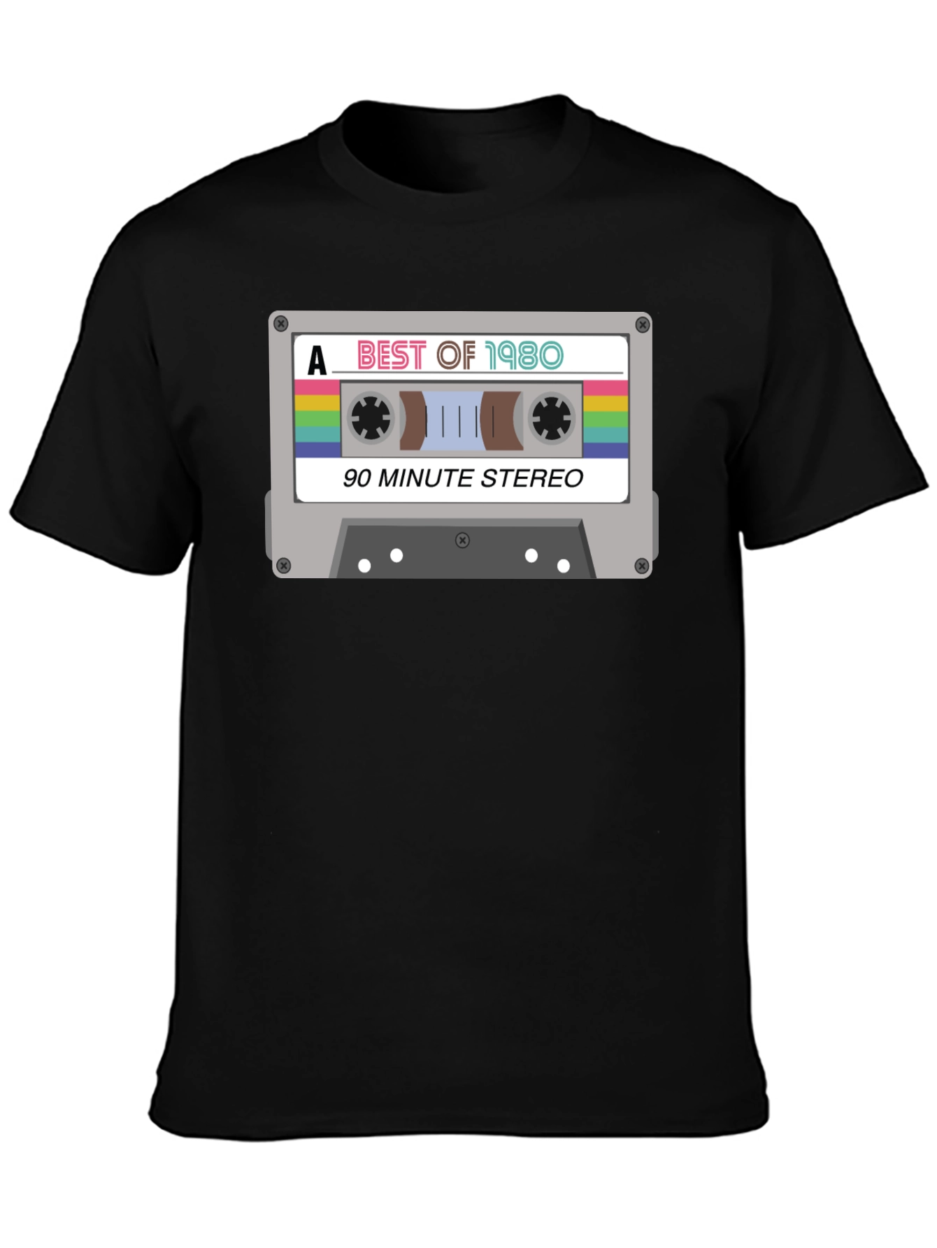 Best of 1980 Cassette Tape Graphic Tee