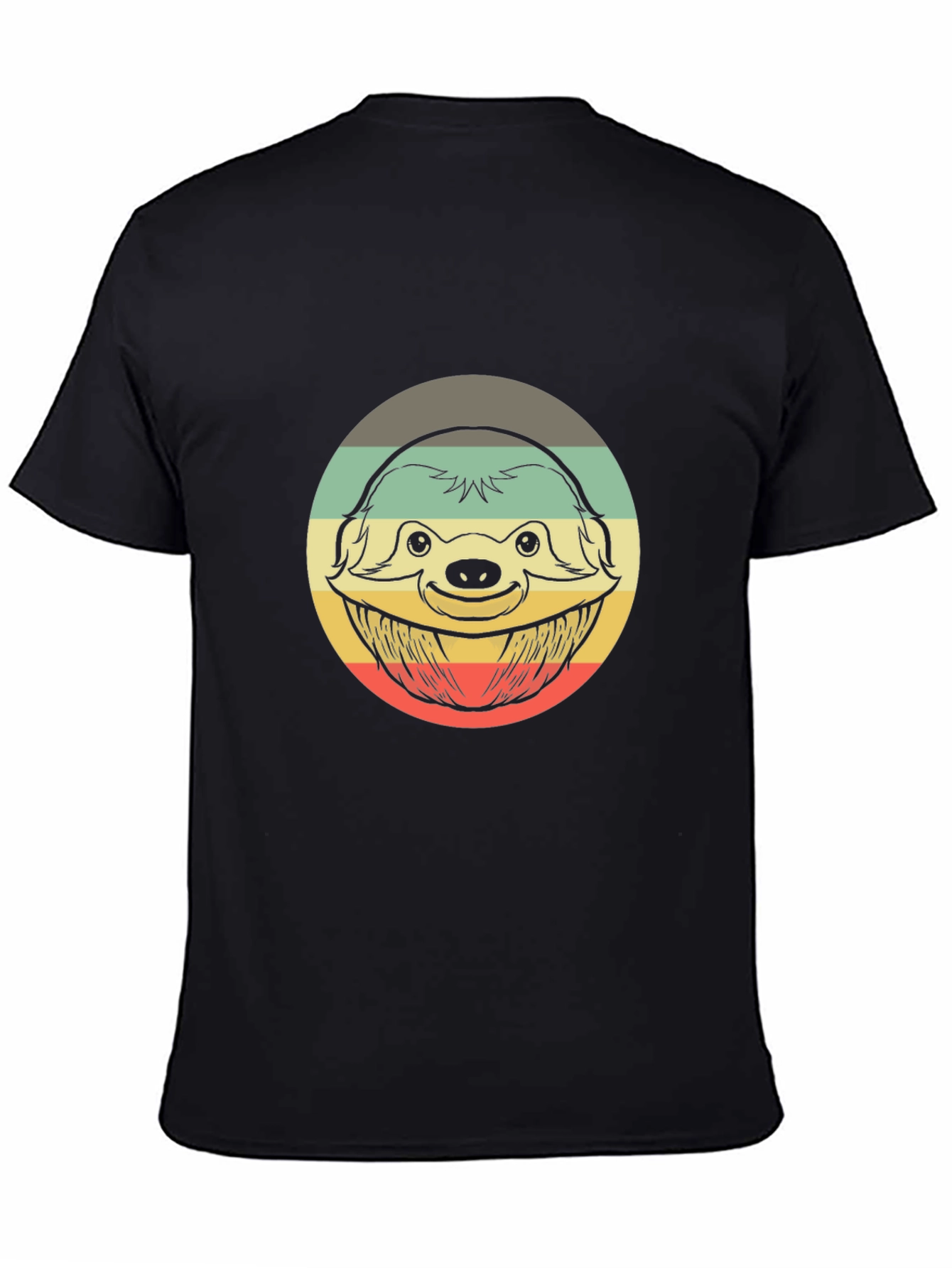 Retro Sloth Graphic T-Shirt - Casual Comfort